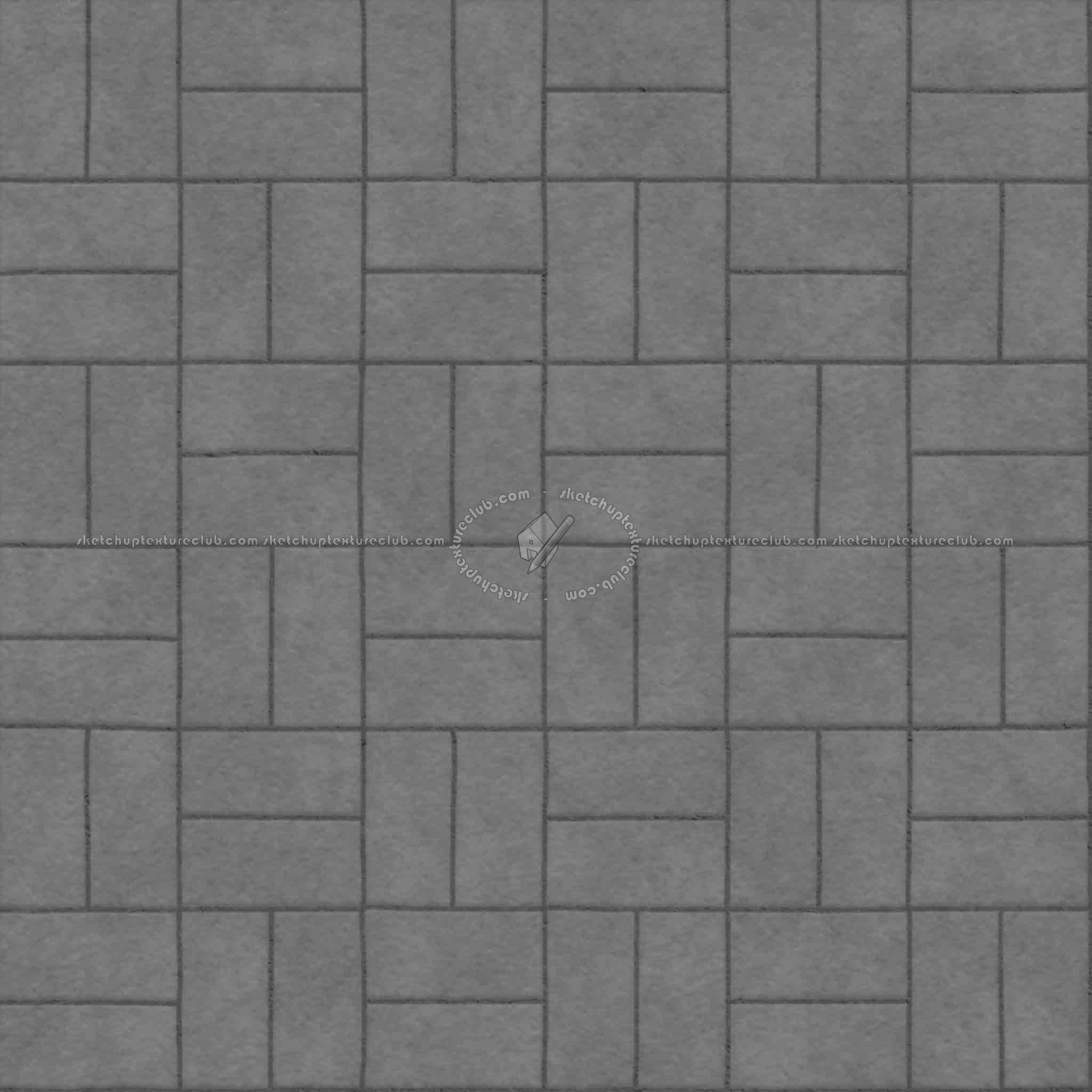 Textures   -   ARCHITECTURE   -   PAVING OUTDOOR   -   Concrete   -   Blocks regular  - Paving outdoor concrete regular block texture seamless 05674 - Displacement