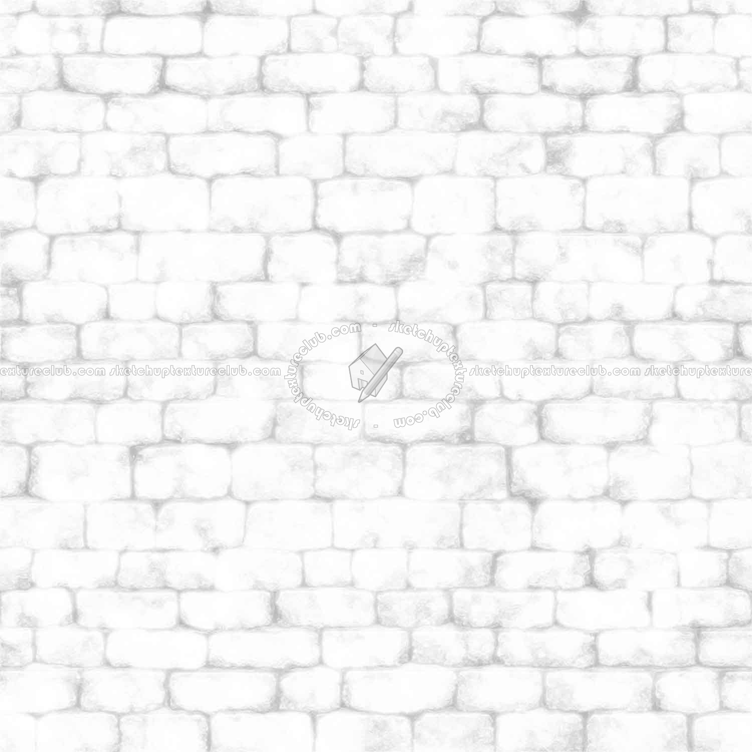 Textures   -   ARCHITECTURE   -   STONES WALLS   -   Stone blocks  - Wall stone with regular blocks texture seamless 08341 - Ambient occlusion
