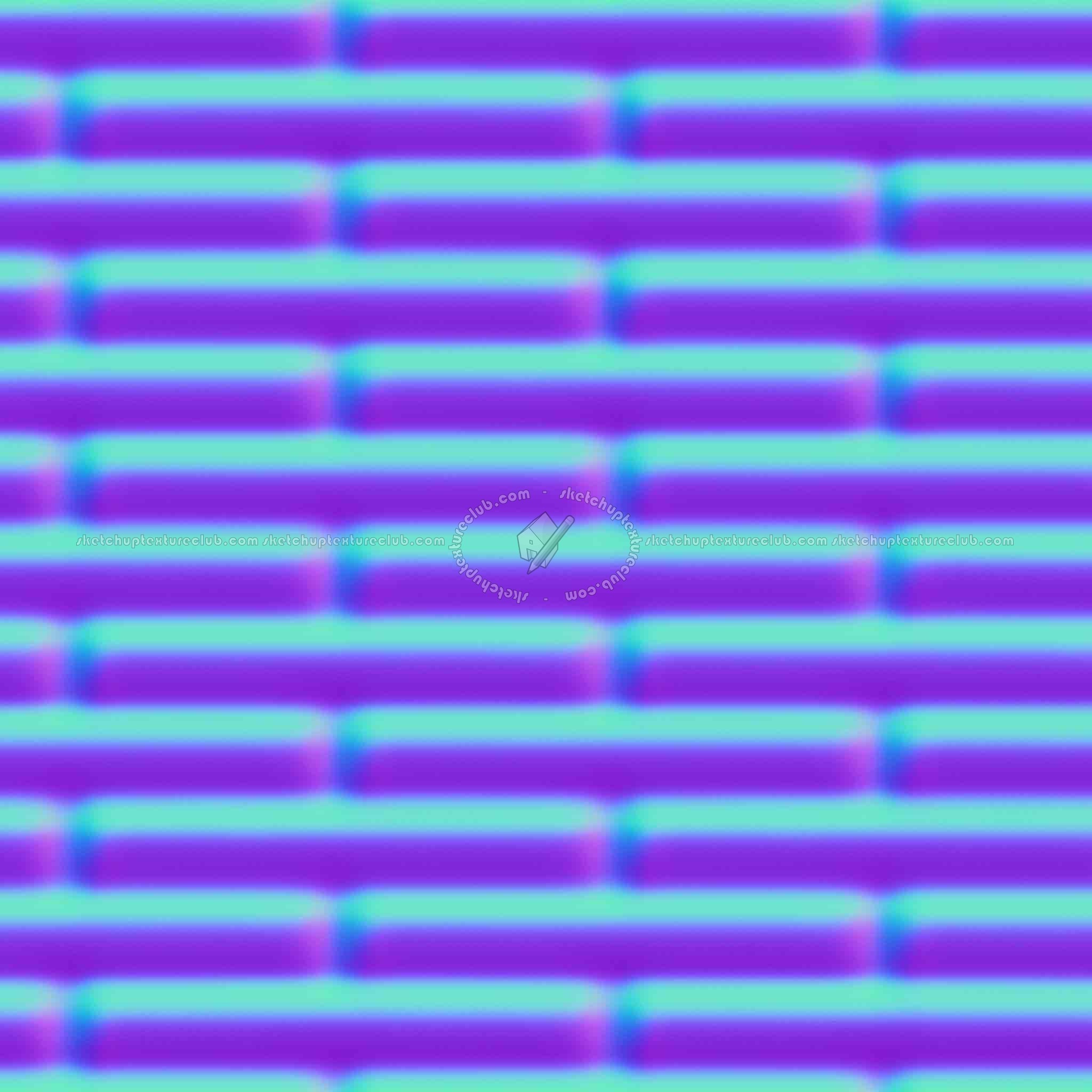 Textures - FREE PBR TEXTURES - ceramic wall bricks PBR texture seamless 21438 - Normal