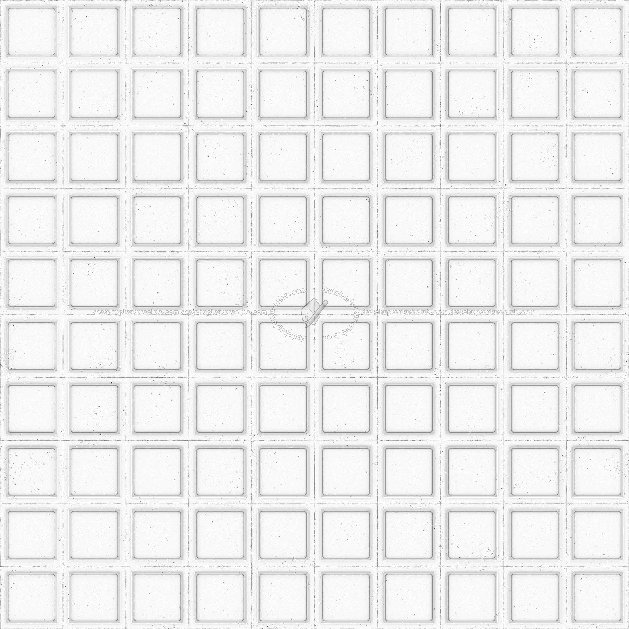 Textures   -   ARCHITECTURE   -   CONCRETE   -   Plates   -   Clean  - Concrete clean plates wall texture seamless 01627 - Ambient occlusion