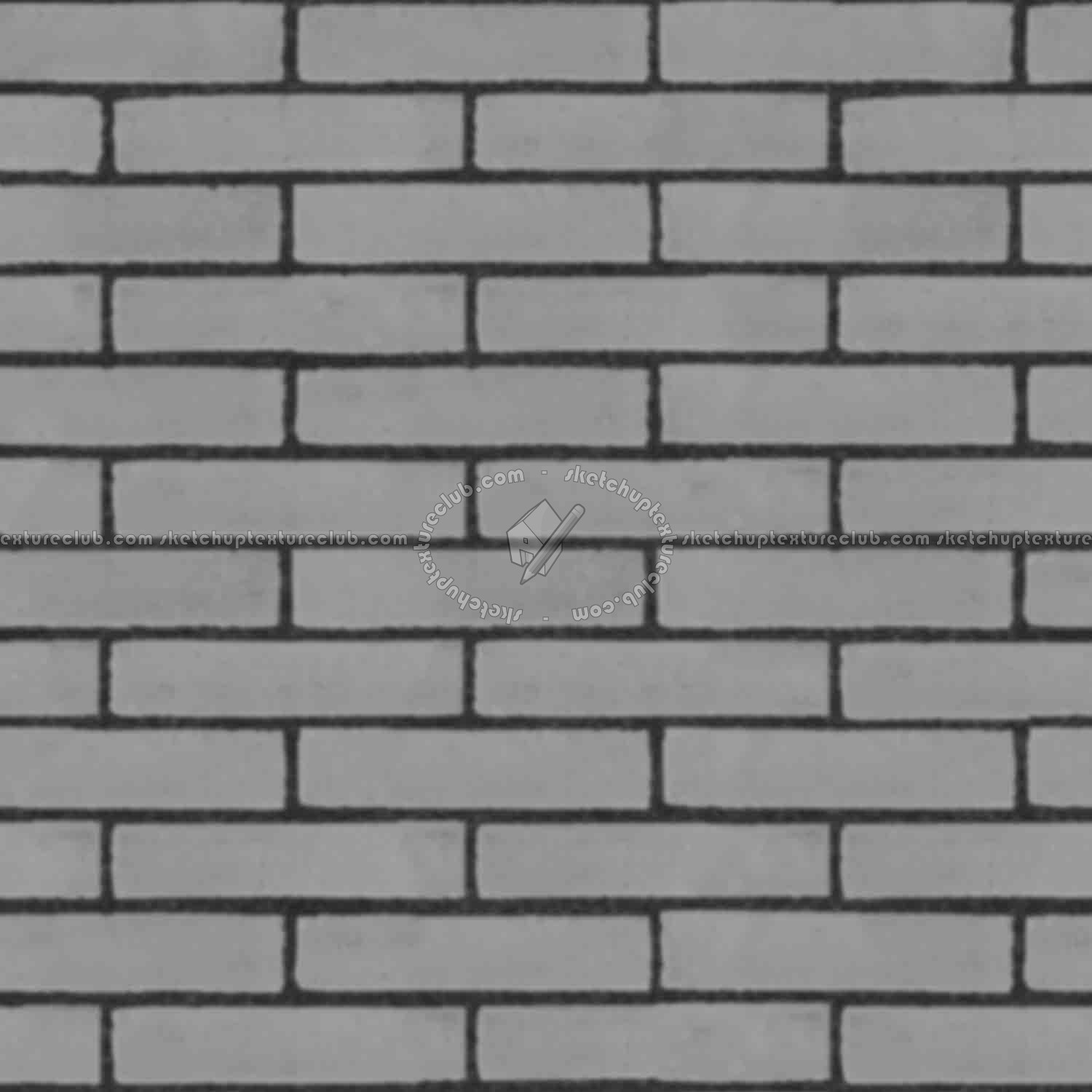Textures   -   ARCHITECTURE   -   BRICKS   -   Facing Bricks   -   Smooth  - Facing smooth bricks texture seamless 00254 - Displacement