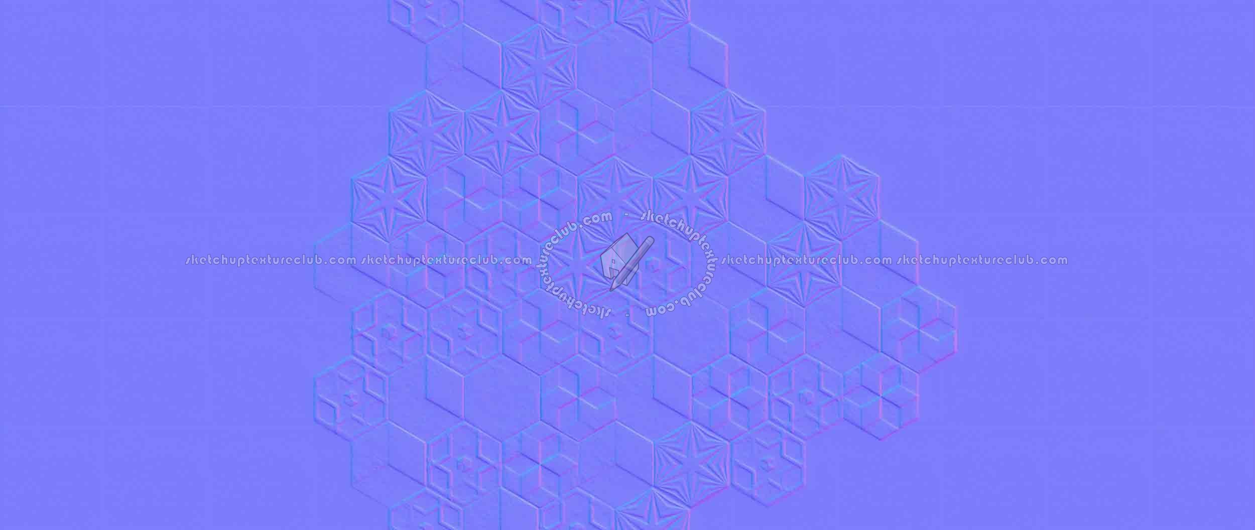 Textures   -   ARCHITECTURE   -   TILES INTERIOR   -   Hexagonal mixed  - Hexagonal tile texture seamless 16869 - Normal
