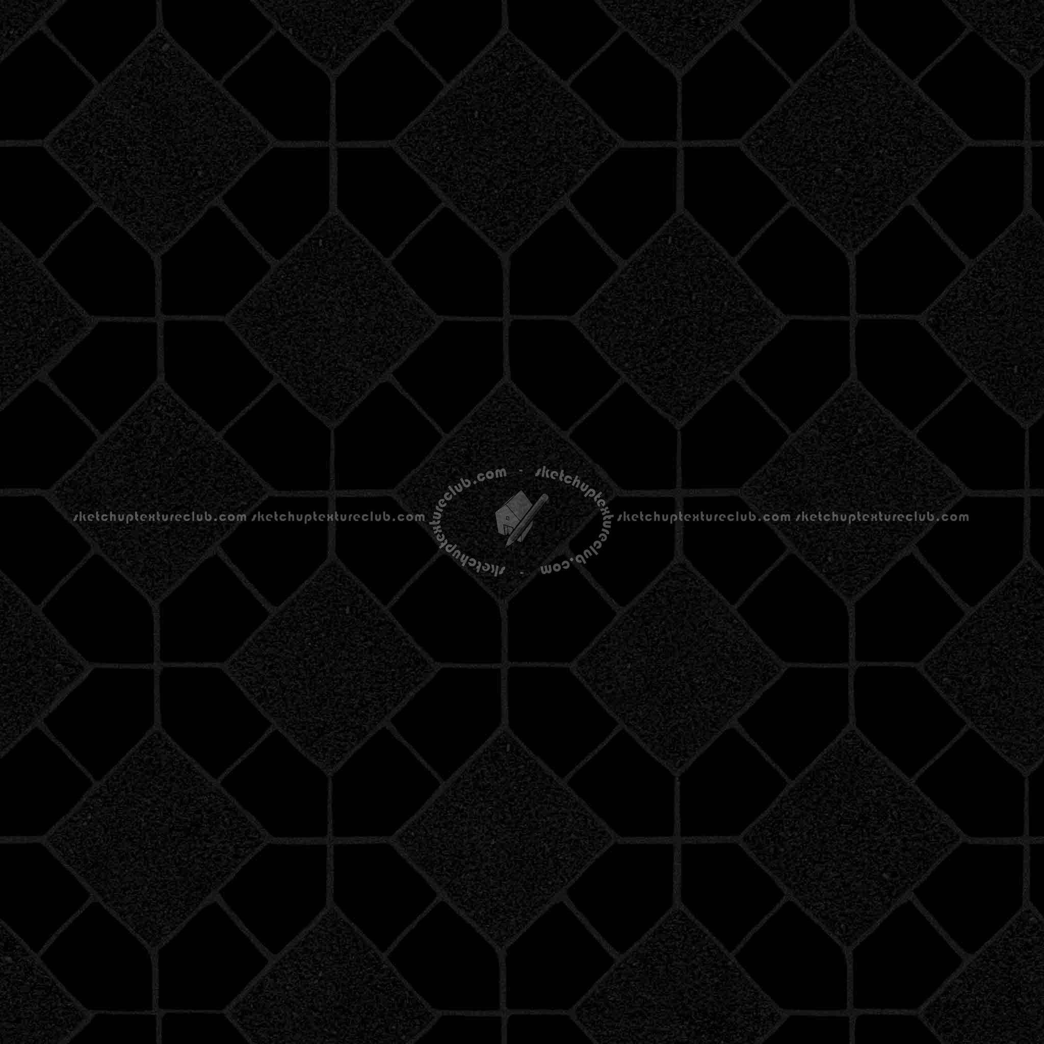 Textures   -   ARCHITECTURE   -   PAVING OUTDOOR   -   Concrete   -   Blocks mixed  - Paving concrete mixed size texture seamless 05566 - Specular