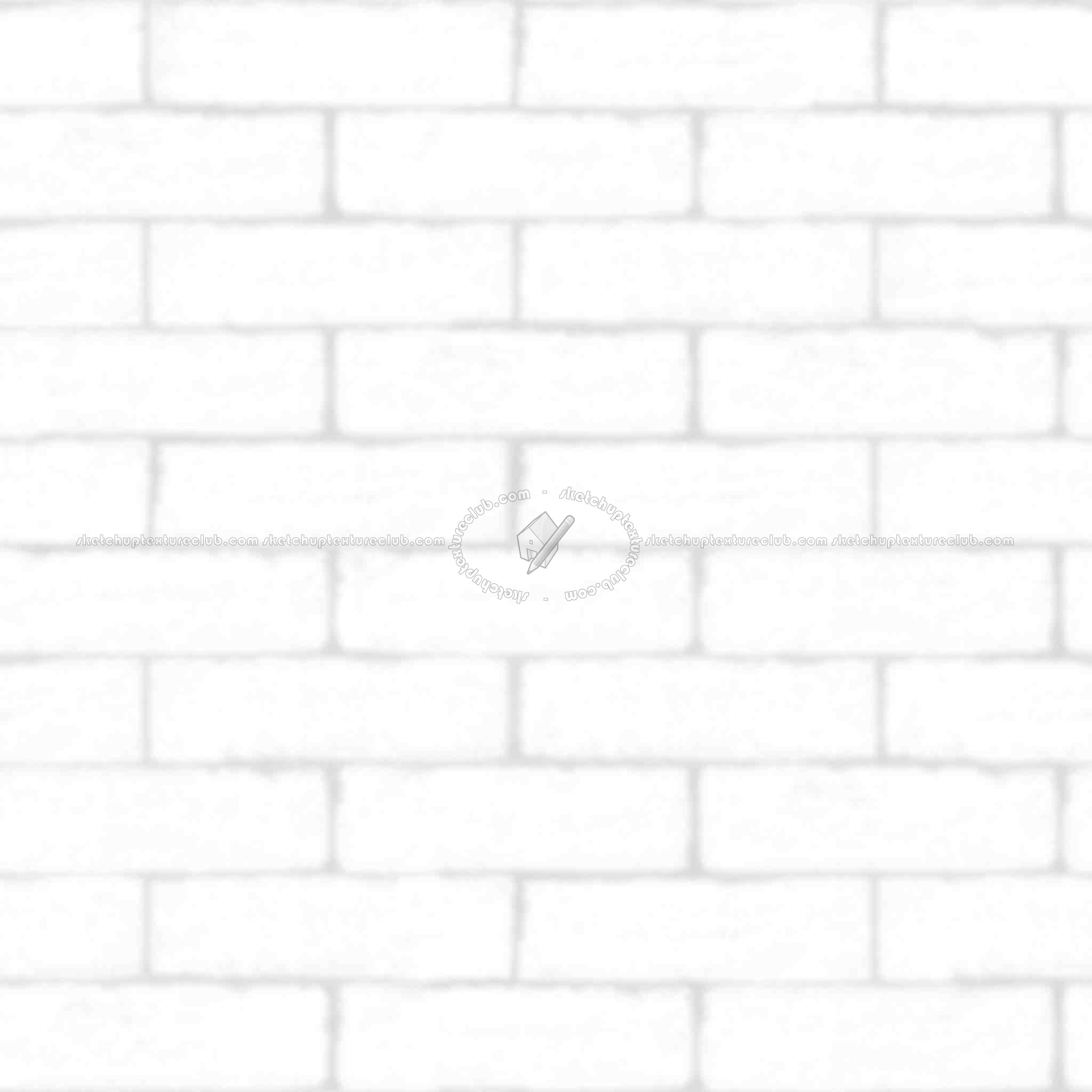 Textures   -   ARCHITECTURE   -   BRICKS   -   Facing Bricks   -   Rustic  - Rustic bricks texture seamless 00178 - Ambient occlusion