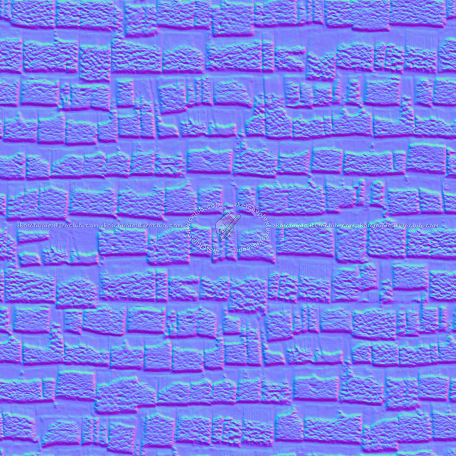 Textures   -   ARCHITECTURE   -   ROOFINGS   -   Snowy roofs  - Snowy roof texture seamless 04033 - Normal