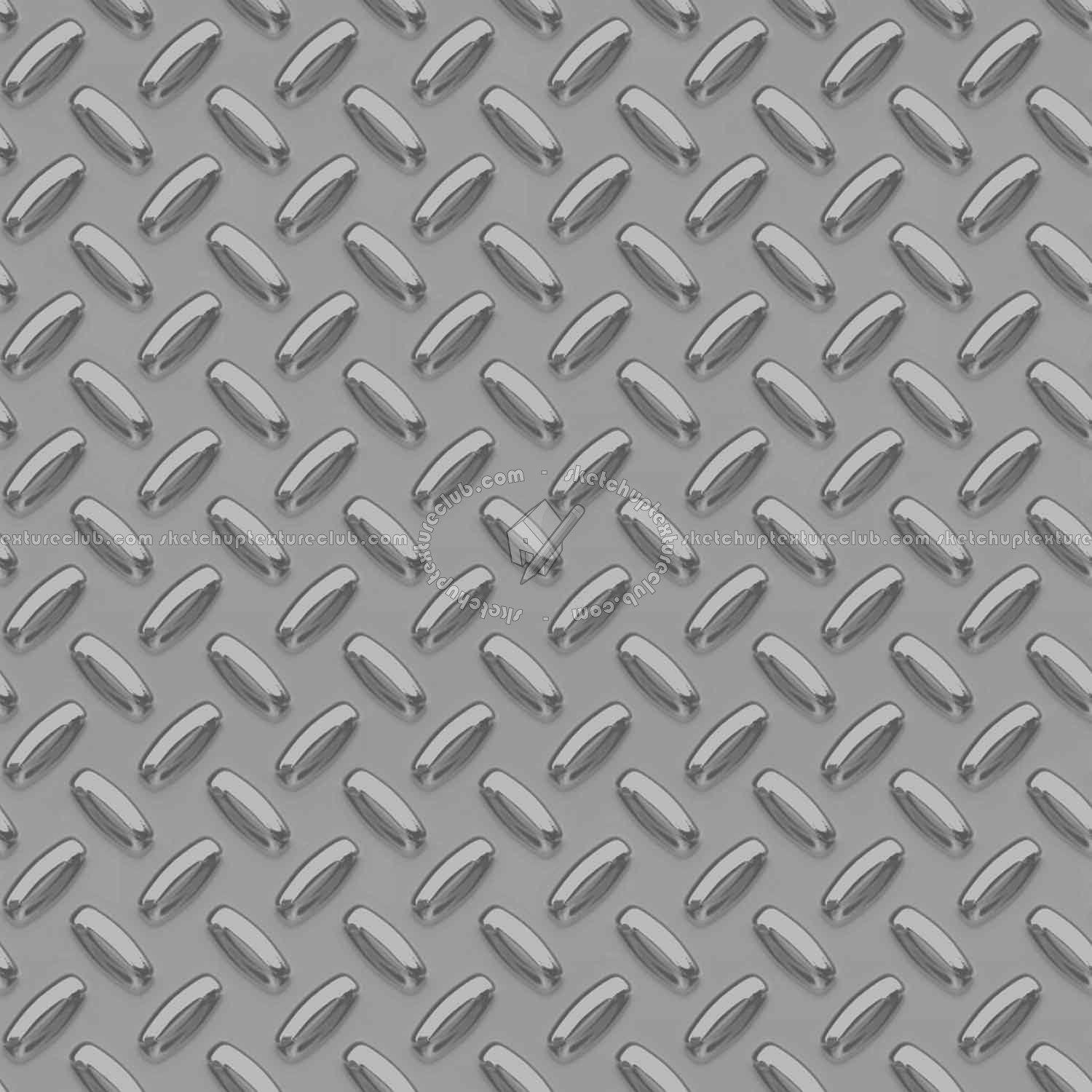 Textures   -   MATERIALS   -   METALS   -   Plates  - Steel metal plate texture seamless 10577 - Specular