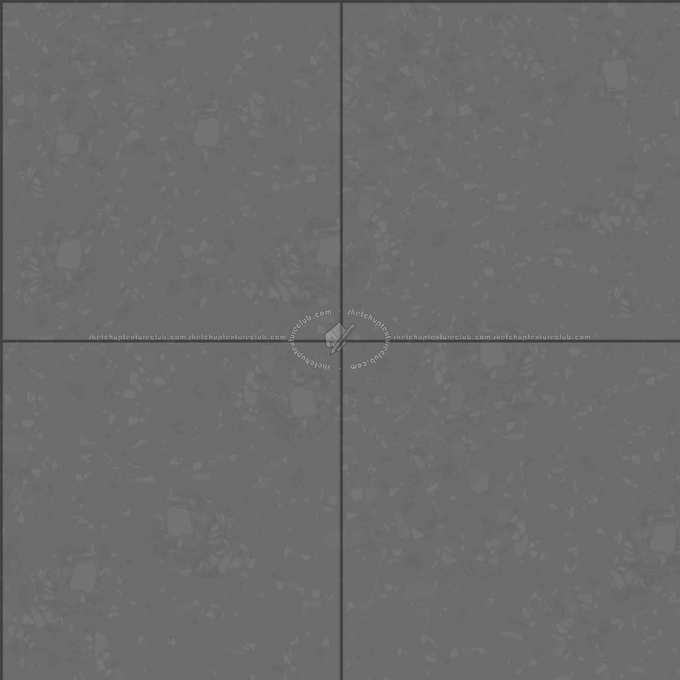 Textures   -   ARCHITECTURE   -   TILES INTERIOR   -   Terrazzo  - terrazzo floor tile PBR texture seamless 21484 - Displacement