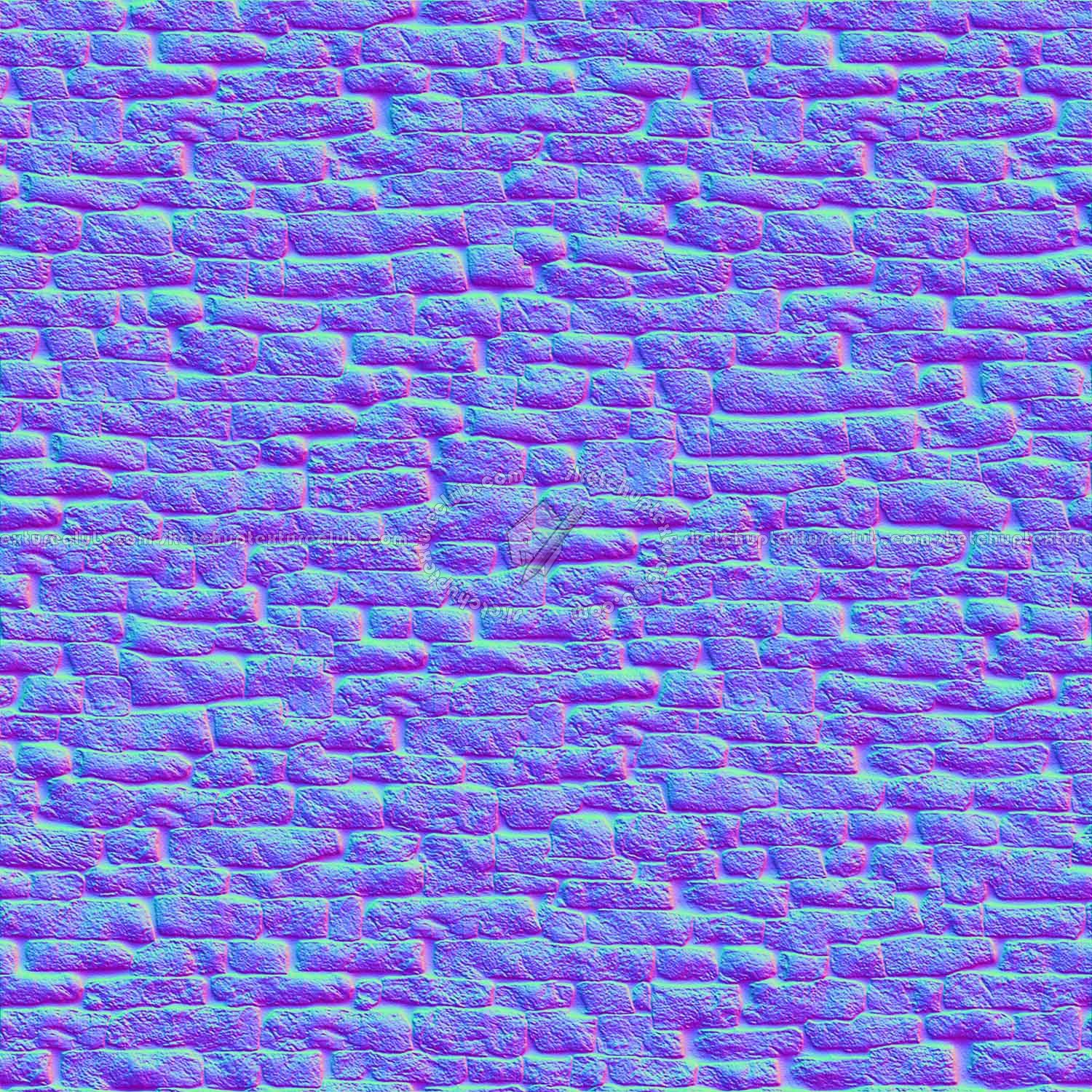 Textures   -   ARCHITECTURE   -   STONES WALLS   -   Stone blocks  - Wall stone with regular blocks texture seamless 08297 - Normal