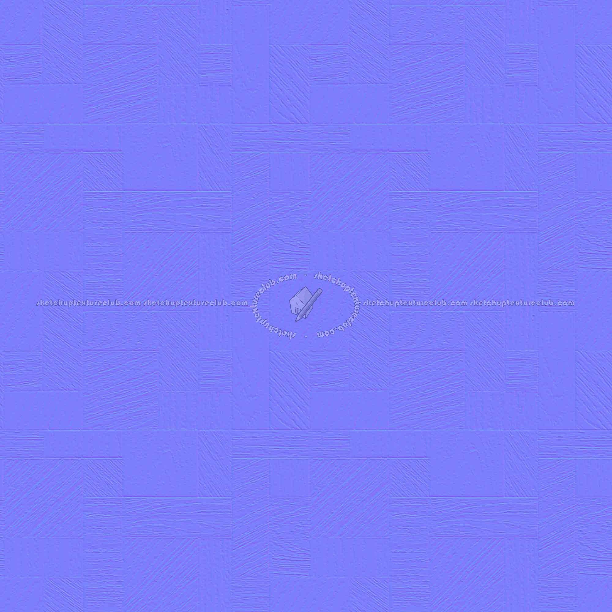 Textures   -   ARCHITECTURE   -   WOOD FLOORS   -   Parquet square  - Wood flooring square texture seamless 05391 - Normal