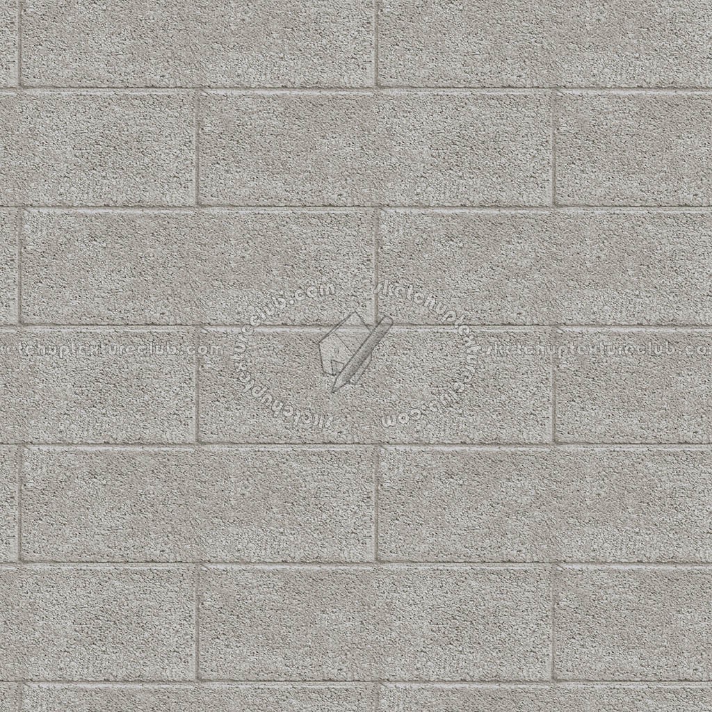 Textures   -   ARCHITECTURE   -   CONCRETE   -   Plates   -   Clean  - Clean cinder block texture seamless 01672 (seamless)