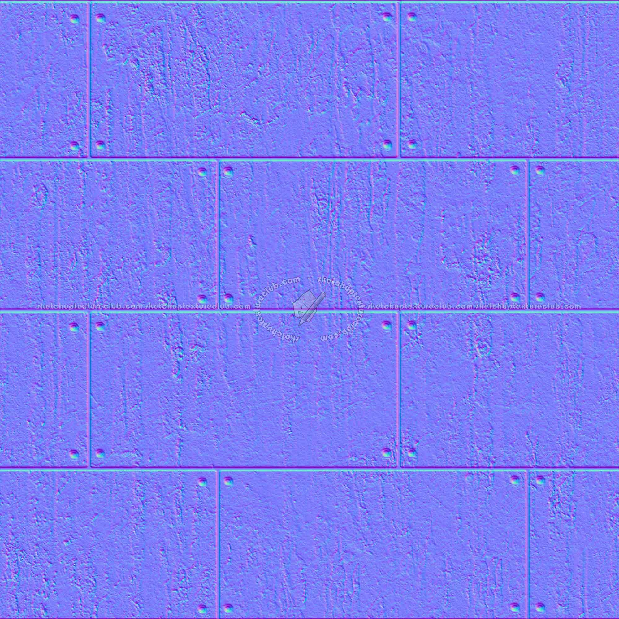 Textures   -   ARCHITECTURE   -   CONCRETE   -   Plates   -   Dirty  - Concrete dirt plates wall texture seamless 01774 - Normal