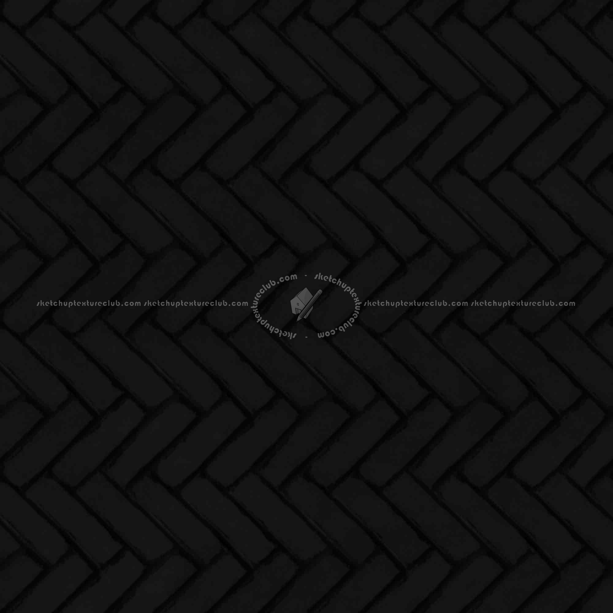 Textures   -   ARCHITECTURE   -   PAVING OUTDOOR   -   Concrete   -   Herringbone  - Concrete paving herringbone outdoor texture seamless 05839 - Specular