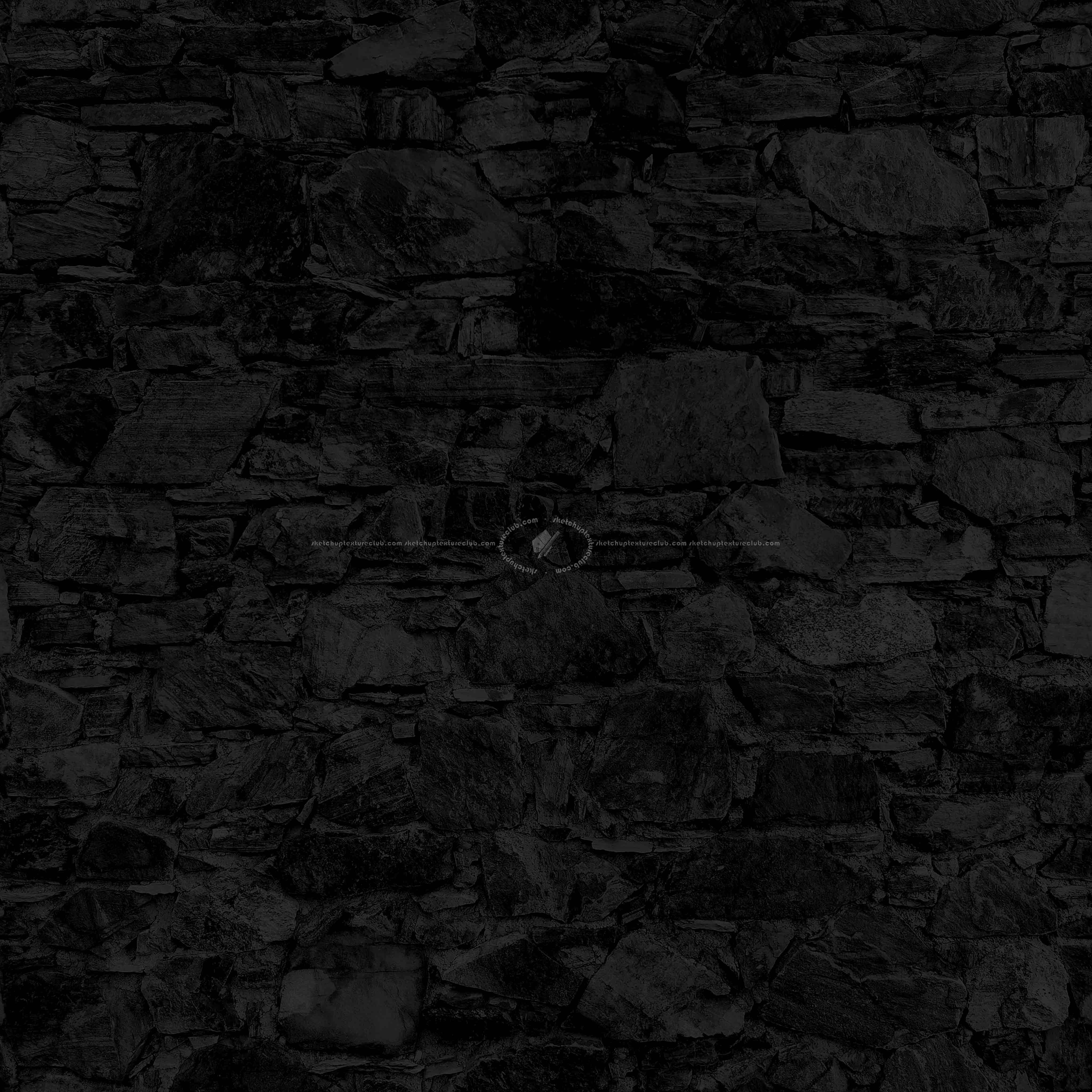 Textures   -   FREE PBR TEXTURES  - italian stone wall PBR texture seamless 22396 - Specular