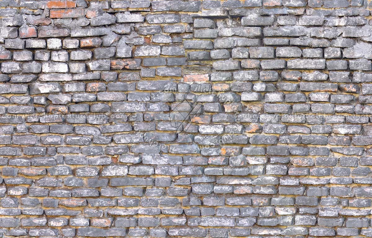 Textures   -   ARCHITECTURE   -   BRICKS   -   Damaged bricks  - Old damaged wall bricks texture seamless 20199 (seamless)