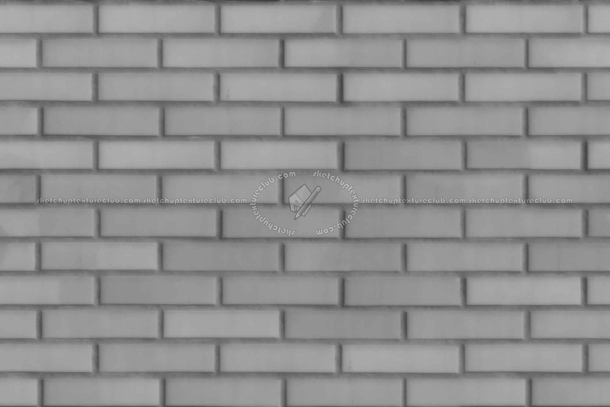 Textures   -   ARCHITECTURE   -   BRICKS   -   Colored Bricks   -   Smooth  - Texture colored bricks smooth seamless 00101 - Displacement