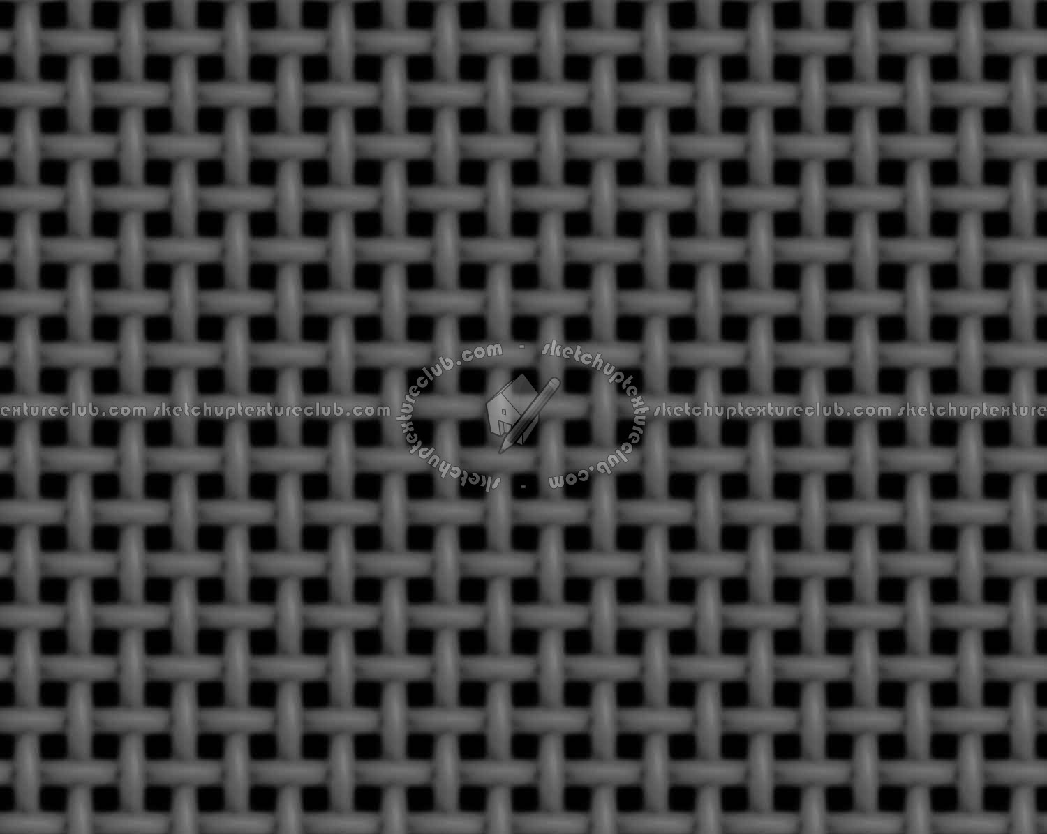 Textures   -   MATERIALS   -   METALS   -   Perforated  - Black perforated metal texture seamless 10522 - Displacement