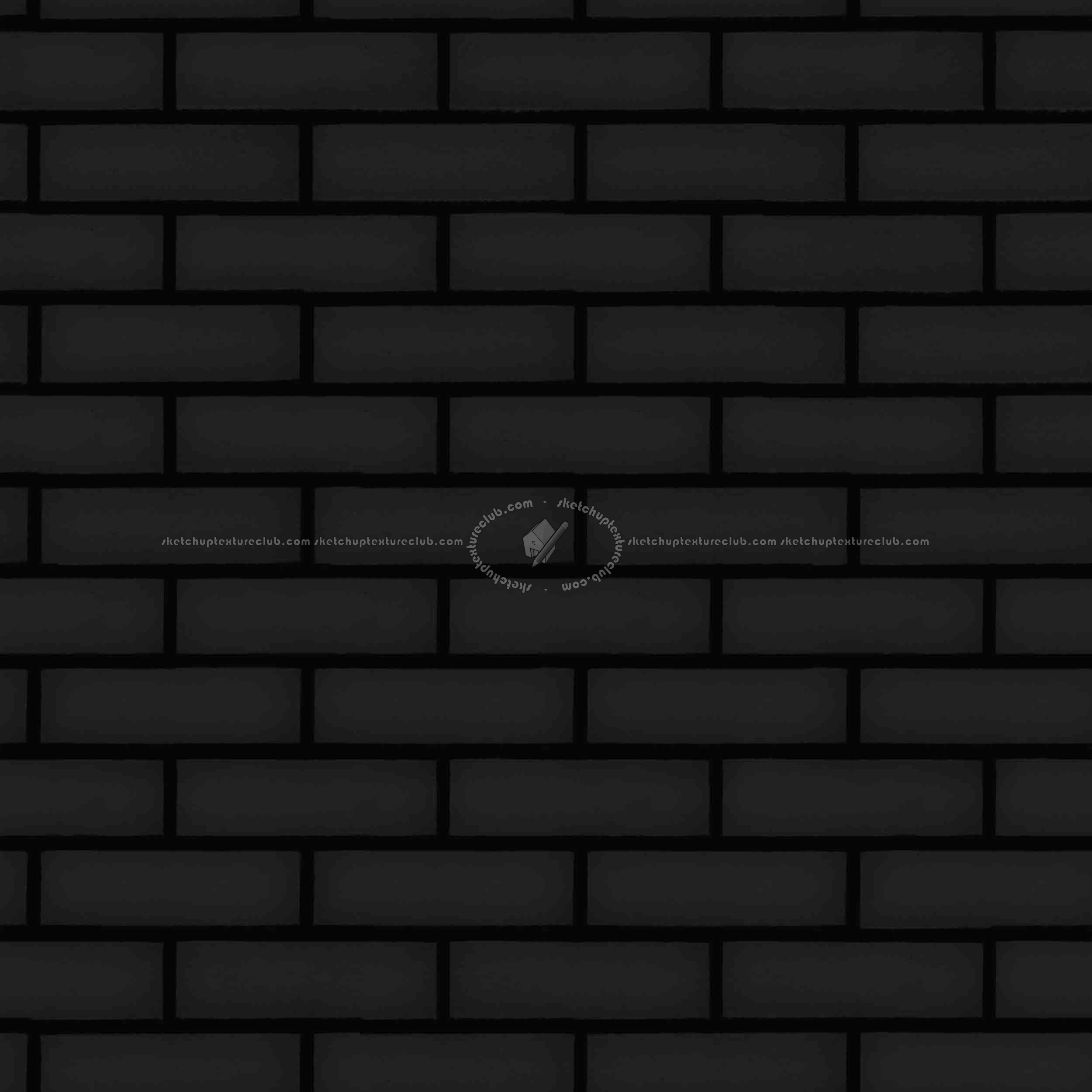 Textures   -   ARCHITECTURE   -   BRICKS   -   Facing Bricks   -   Smooth  - Facing smooth bricks texture seamless 00300 - Specular