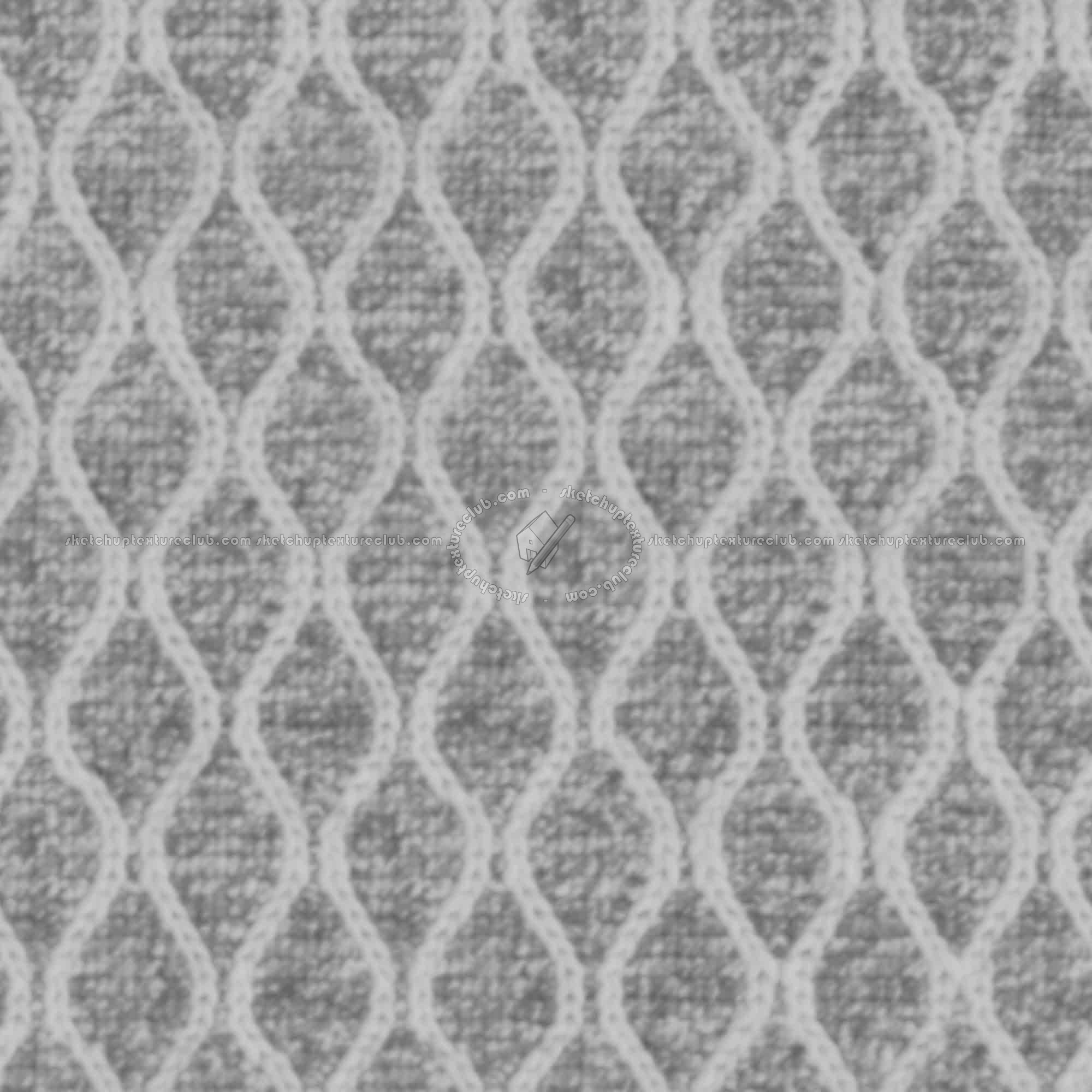 Textures   -   MATERIALS   -   FABRICS   -   Jersey  - knitted cotton textures seamless 21395 - Displacement
