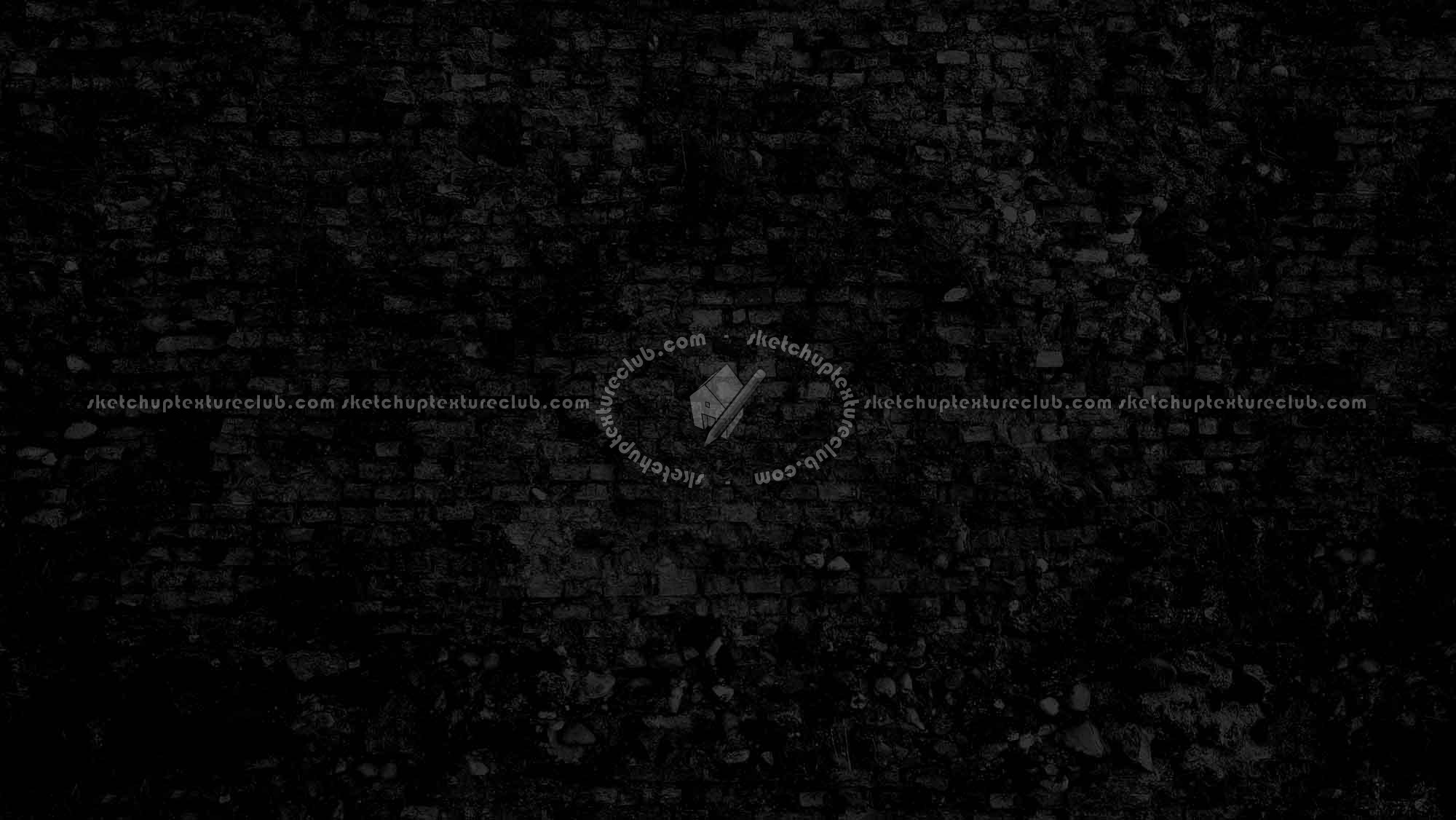 Textures   -   ARCHITECTURE   -   BRICKS   -   Damaged bricks  - Old damaged wall bricks texture seamless 20730 - Specular