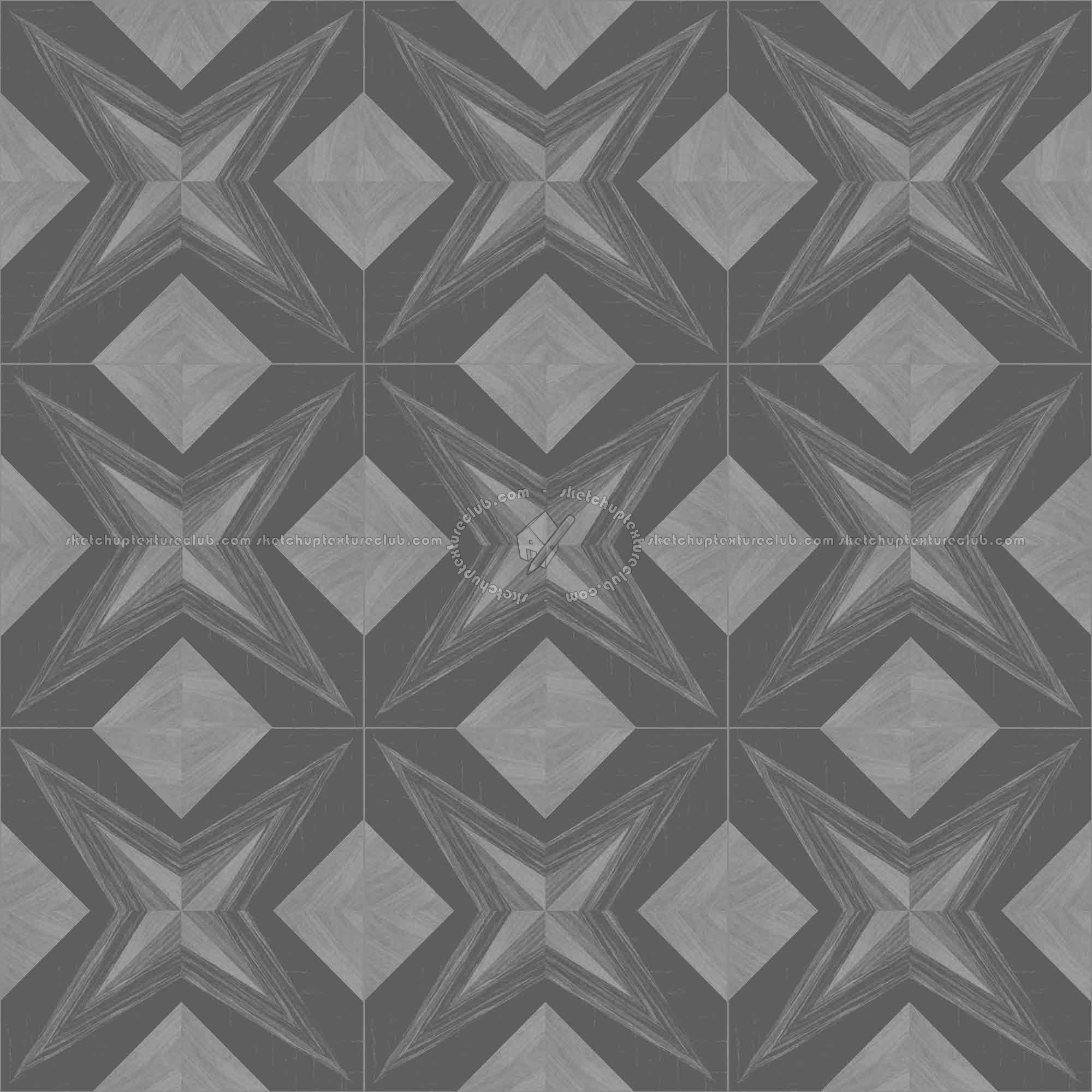Textures   -   ARCHITECTURE   -   WOOD FLOORS   -   Geometric pattern  - Parquet geometric pattern texture seamless 04772 - Specular