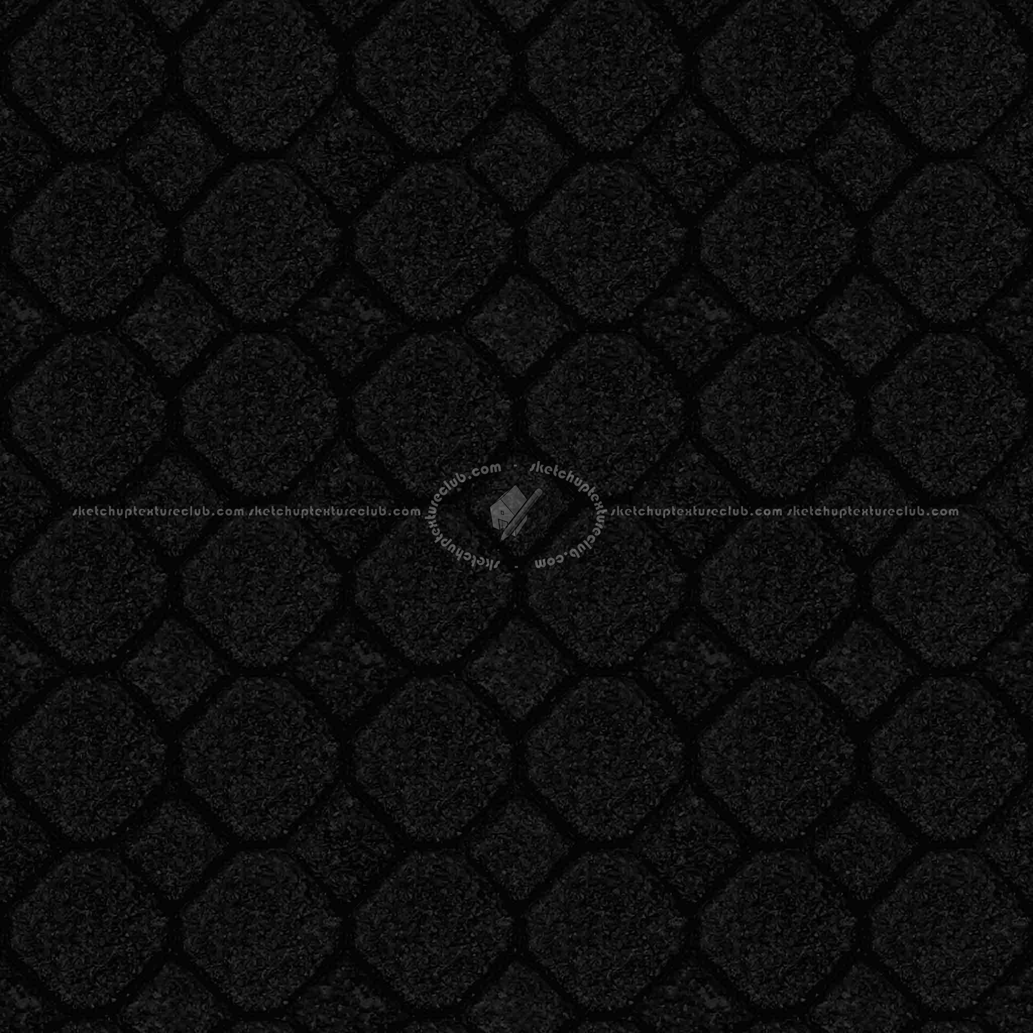 Textures   -   ARCHITECTURE   -   PAVING OUTDOOR   -   Concrete   -   Blocks mixed  - Paving concrete mixed size texture seamless 05611 - Specular