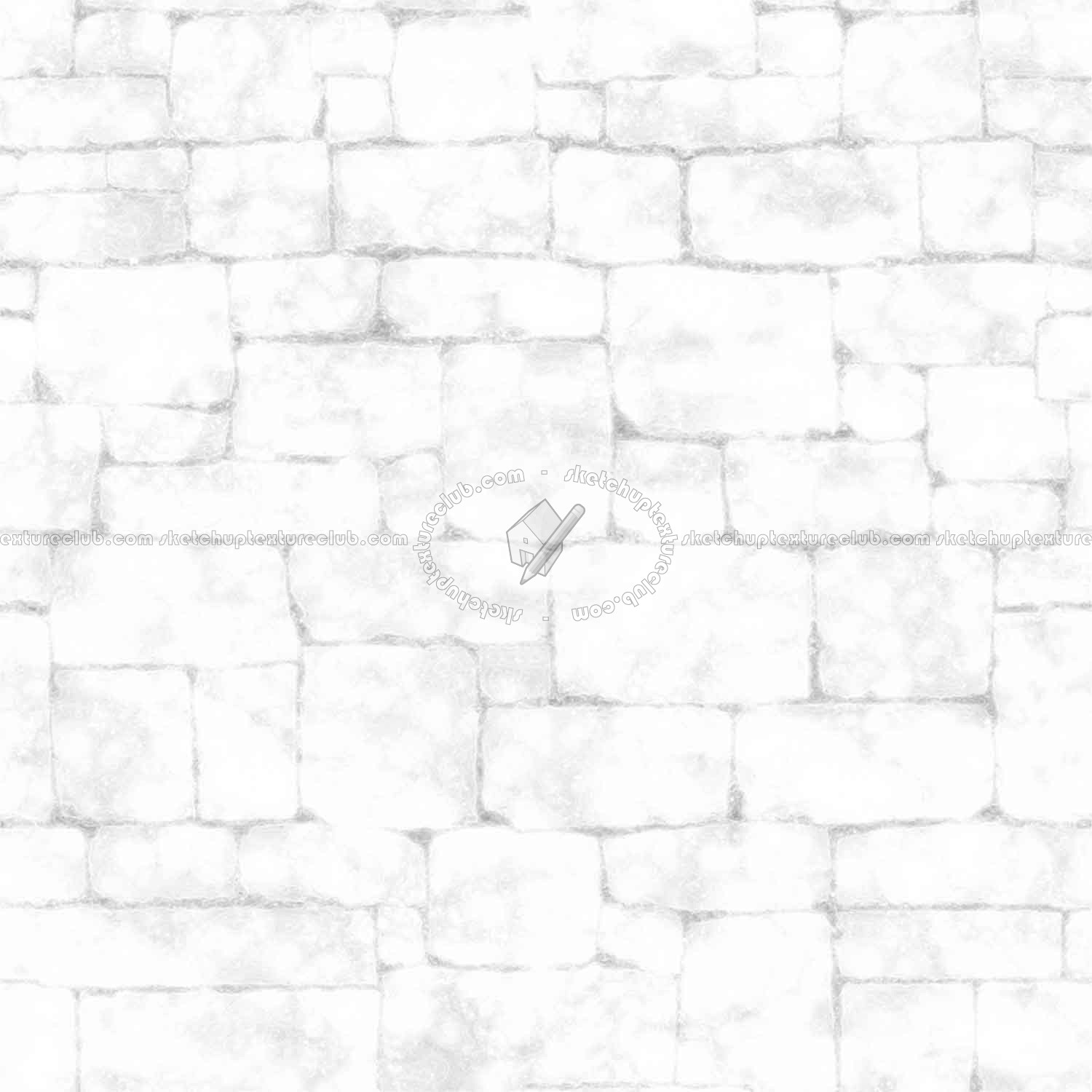 Textures   -   ARCHITECTURE   -   STONES WALLS   -   Stone blocks  - Wall stone with regular blocks texture seamless 08343 - Ambient occlusion