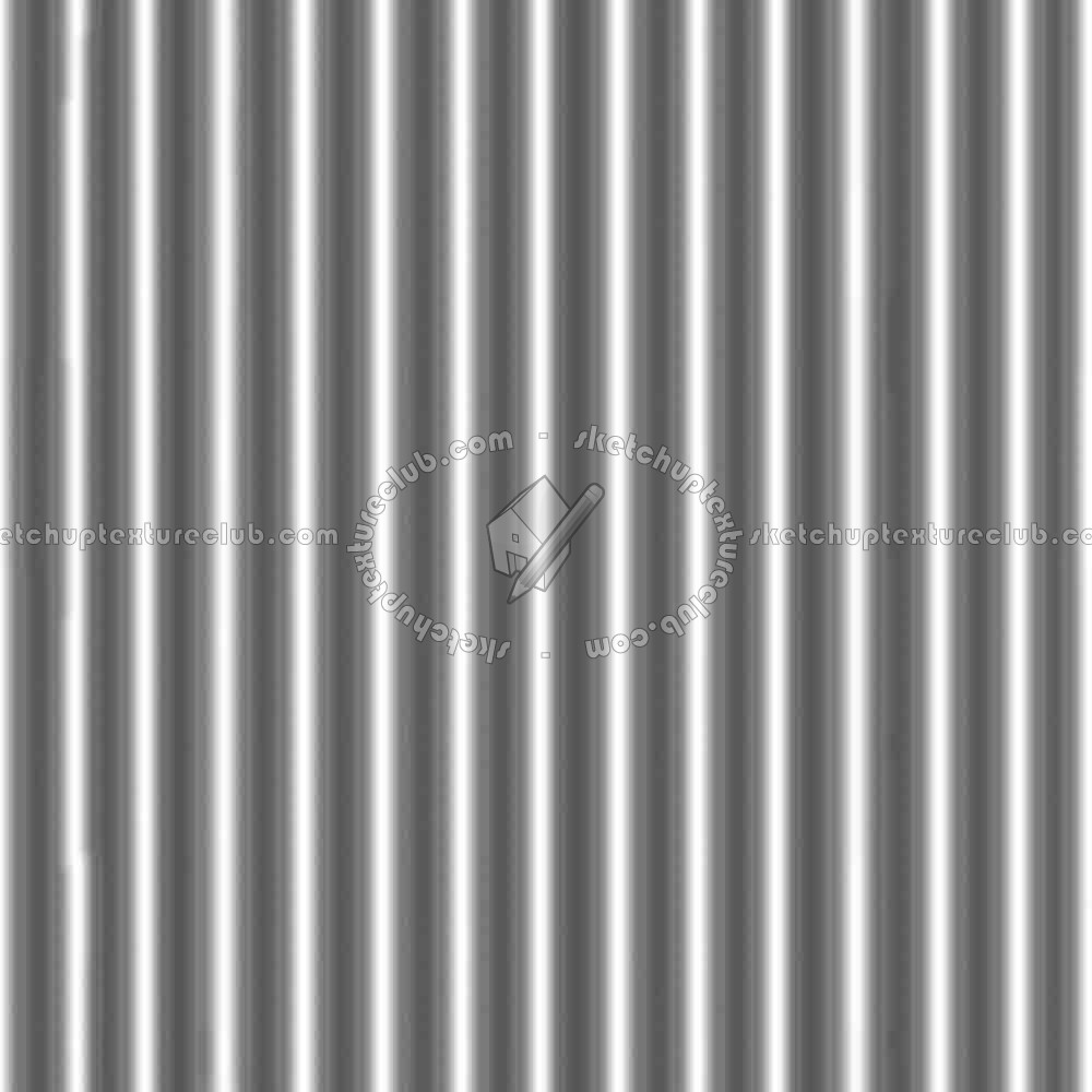 Textures   -   MATERIALS   -   METALS   -   Corrugated  - Aluminium corrugated metal texture seamless 09969 (seamless)