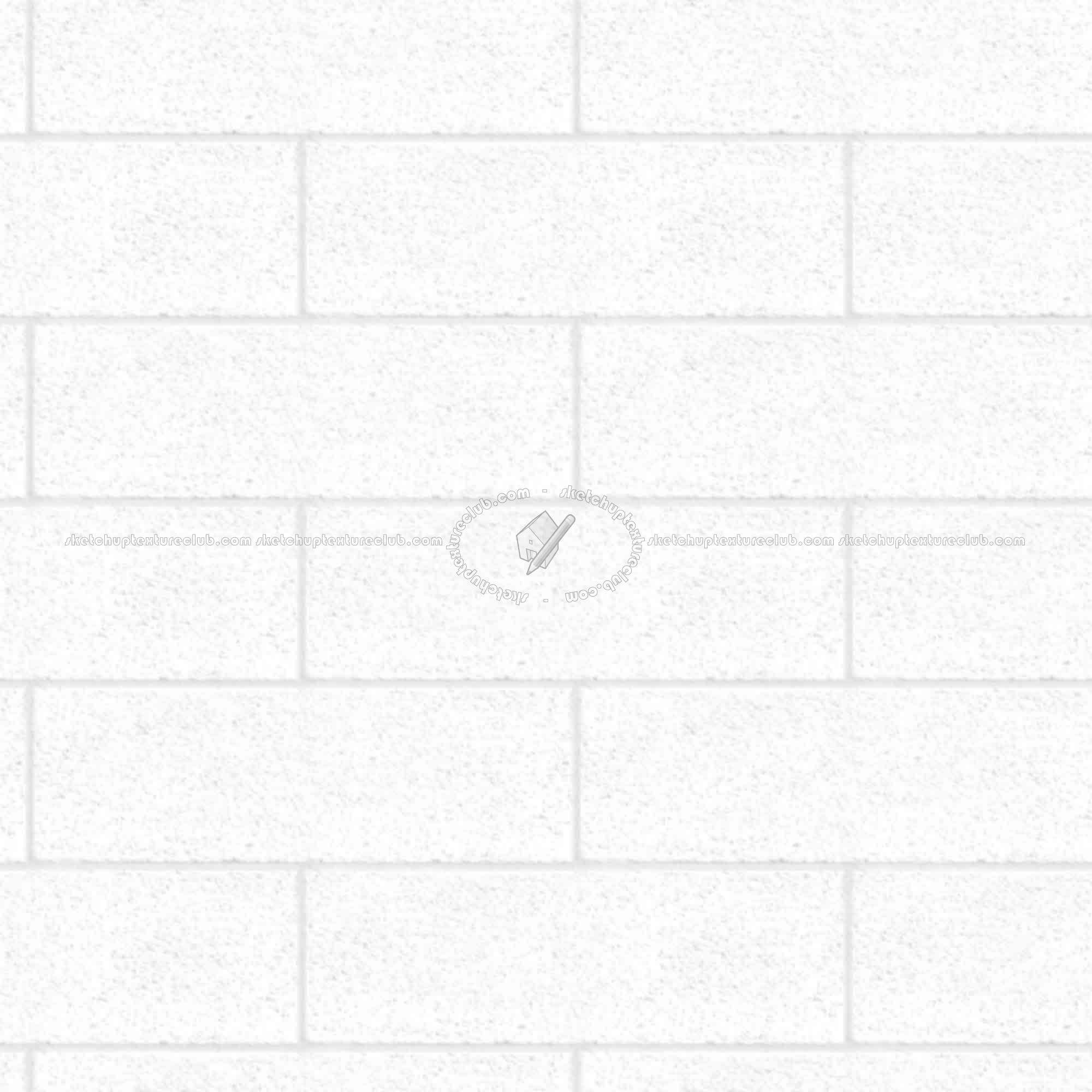 Textures   -   ARCHITECTURE   -   CONCRETE   -   Plates   -   Clean  - Clean cinder block texture seamless 01674 - Ambient occlusion