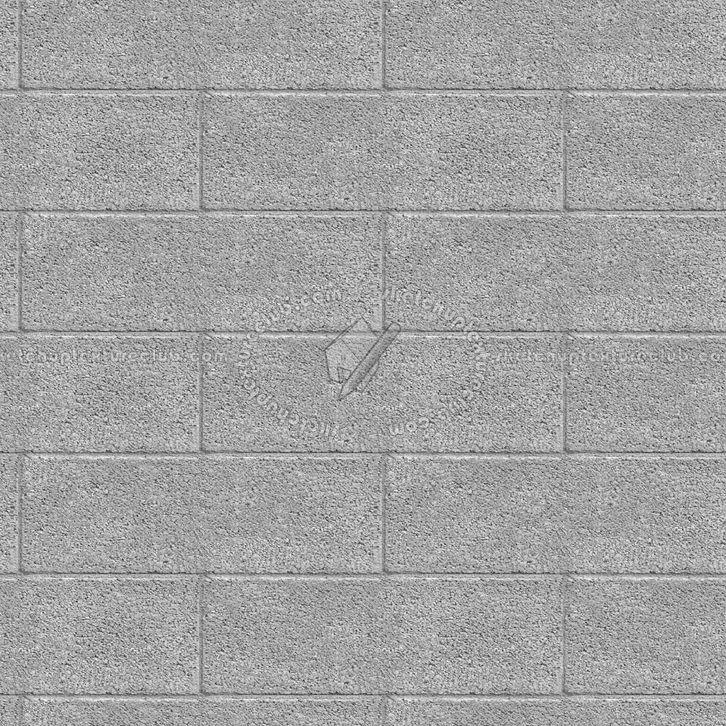 Textures   -   ARCHITECTURE   -   CONCRETE   -   Plates   -   Clean  - Clean cinder block texture seamless 01674 (seamless)