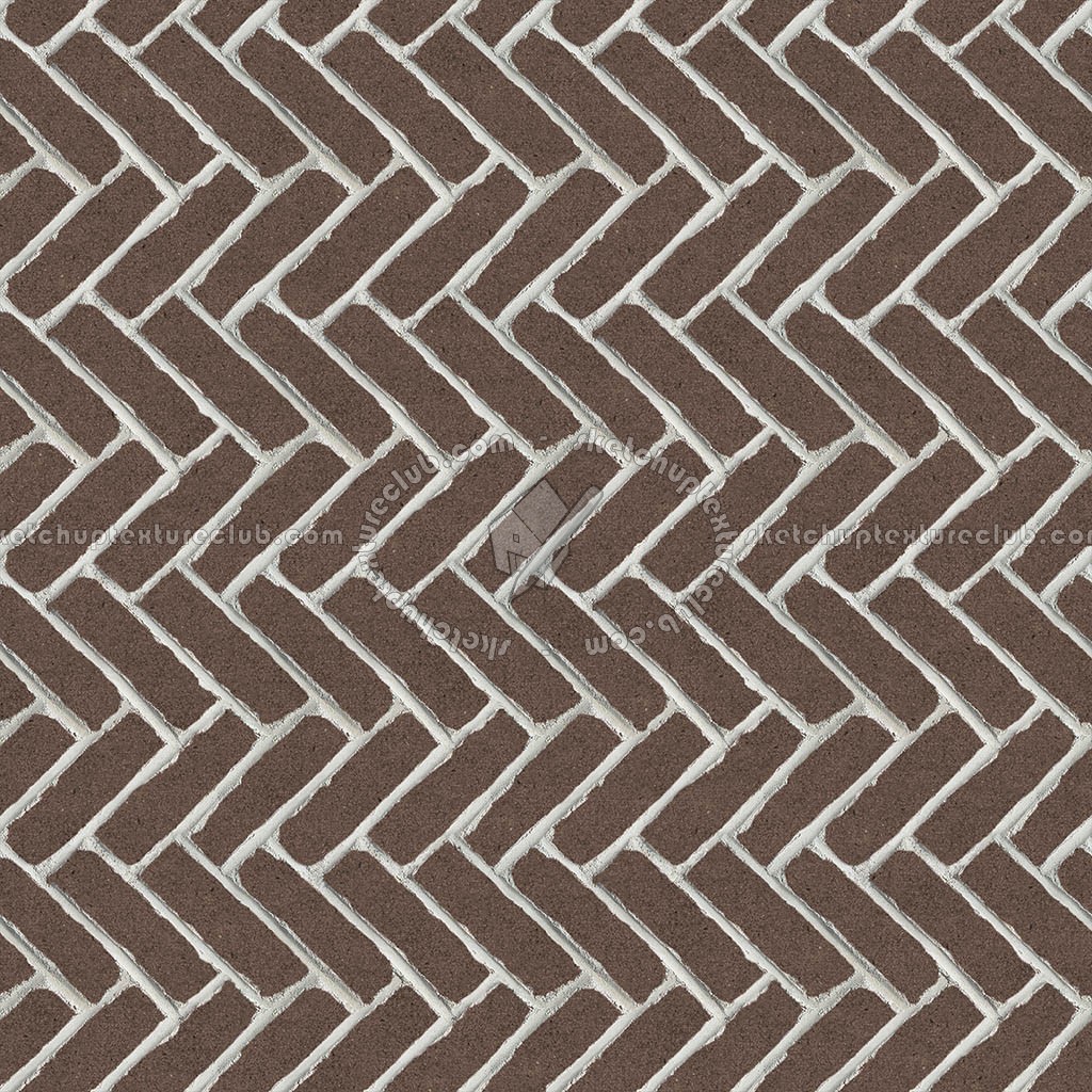 Textures   -   ARCHITECTURE   -   PAVING OUTDOOR   -   Concrete   -   Herringbone  - Concrete paving herringbone outdoor texture seamless 05841 (seamless)