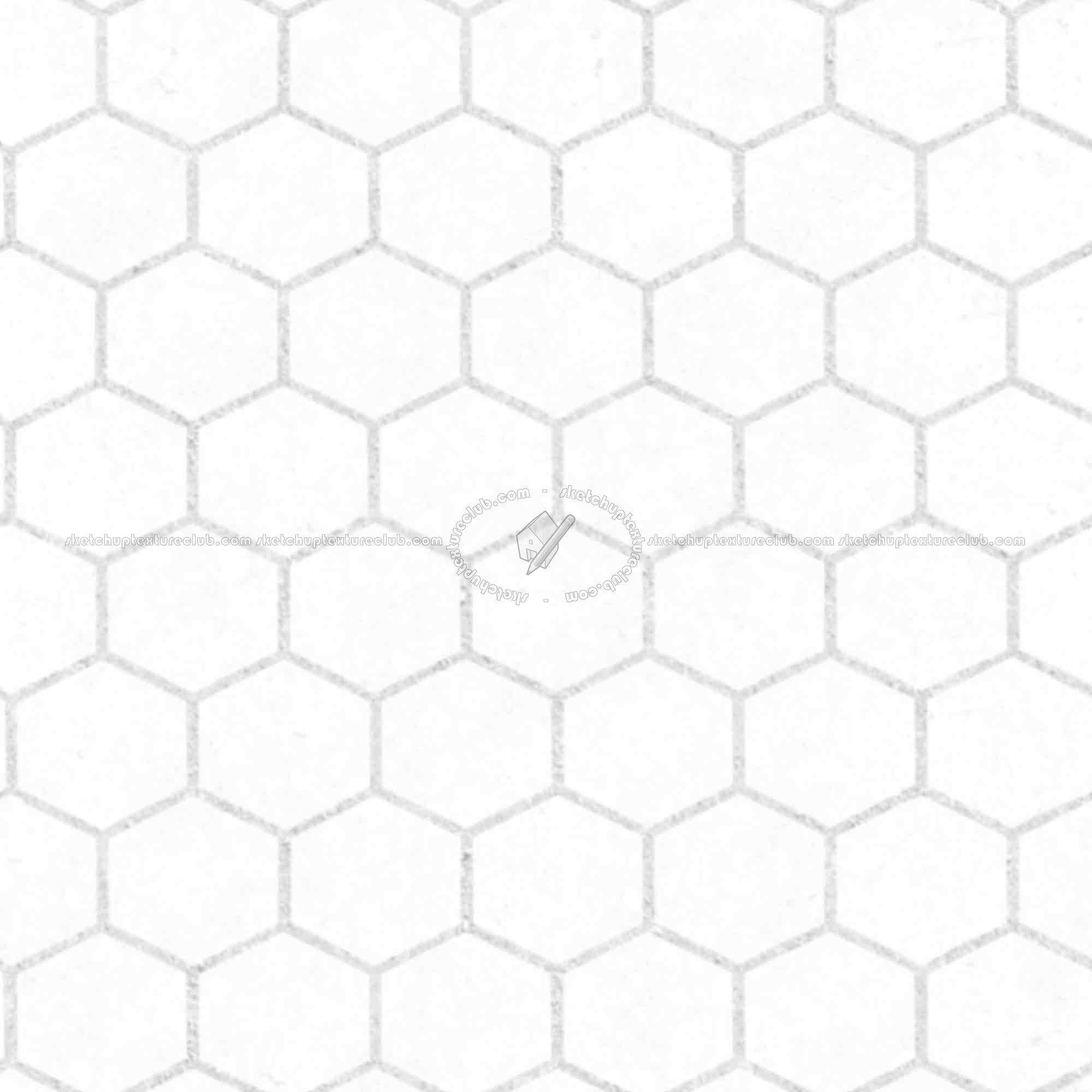 Textures   -   ARCHITECTURE   -   PAVING OUTDOOR   -   Hexagonal  - Dirty stone paving outdoor hexagonal texture seamless 06033 - Ambient occlusion