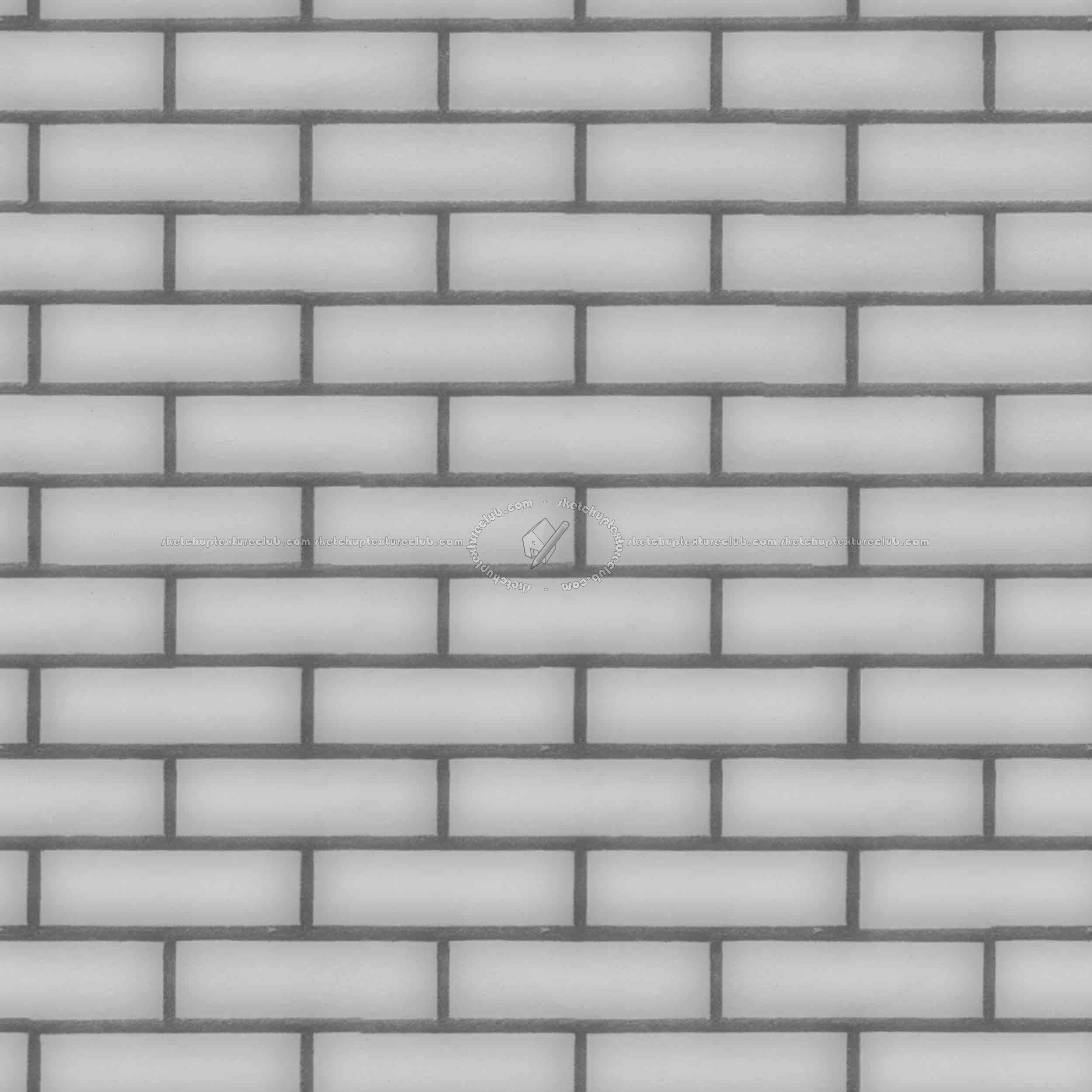 Textures   -   ARCHITECTURE   -   BRICKS   -   Facing Bricks   -   Smooth  - Facing smooth bricks texture seamless 00301 - Displacement