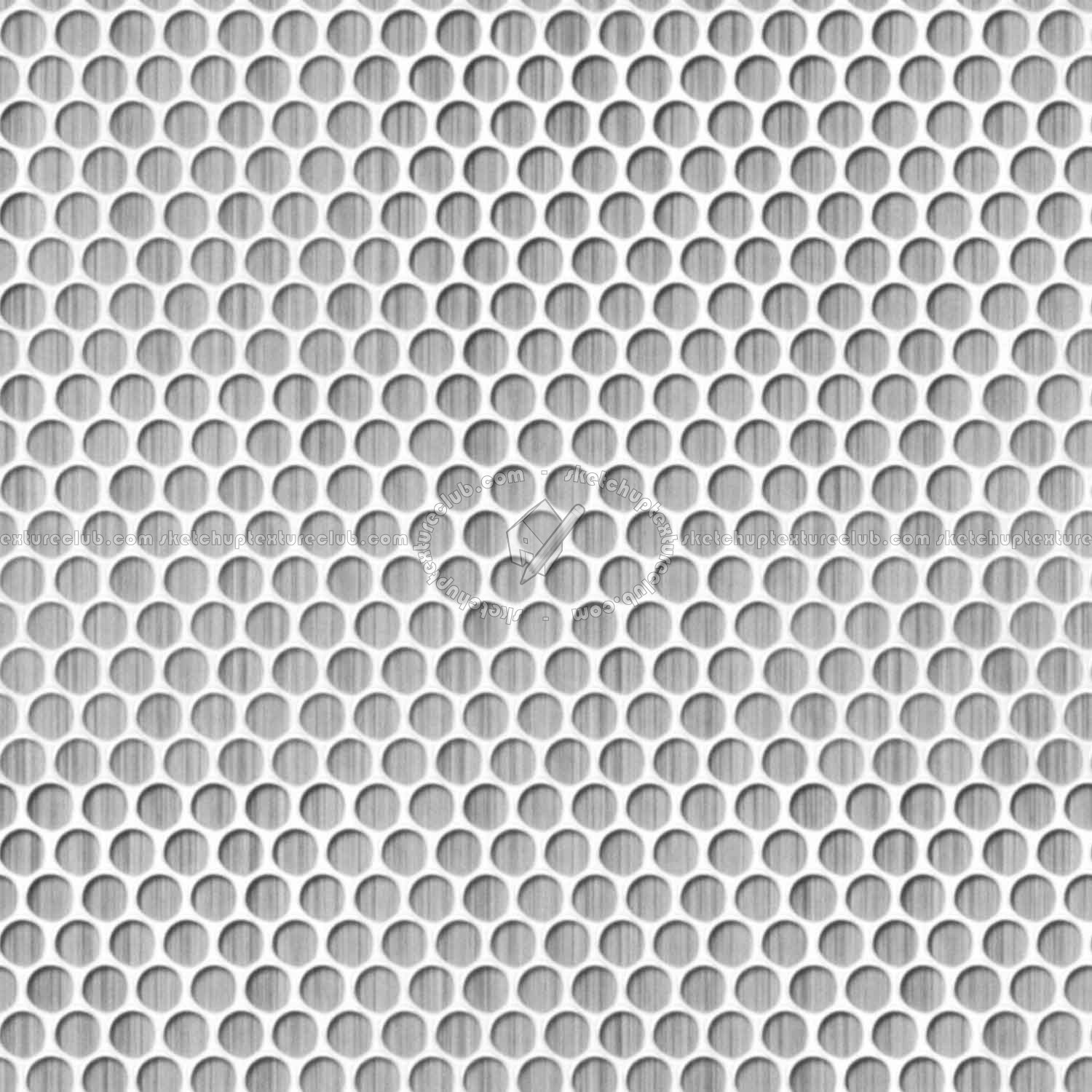 Textures   -   MATERIALS   -   METALS   -   Perforated  - Speaker grille metal texture seamless 10523 - Ambient occlusion