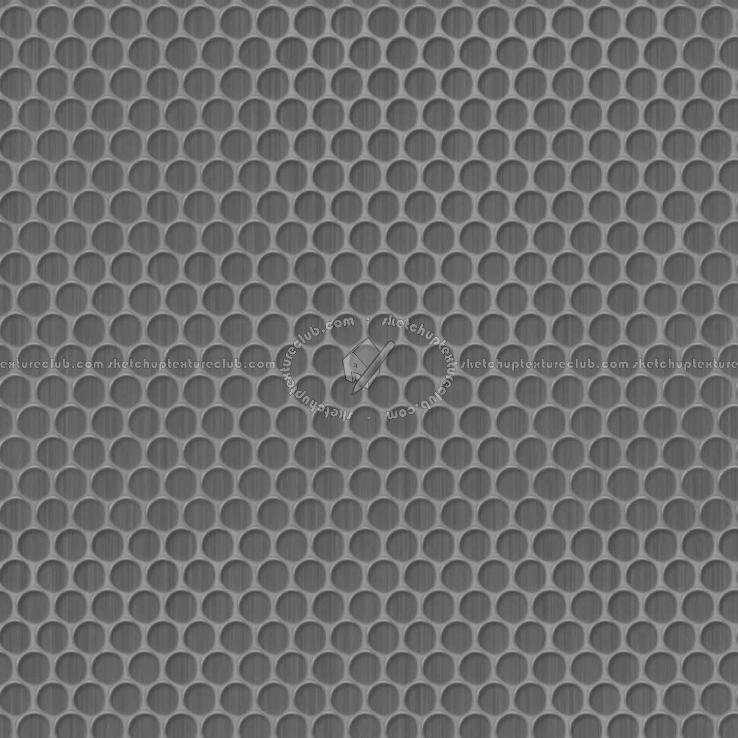 Textures   -   MATERIALS   -   METALS   -   Perforated  - Speaker grille metal texture seamless 10523 - Displacement