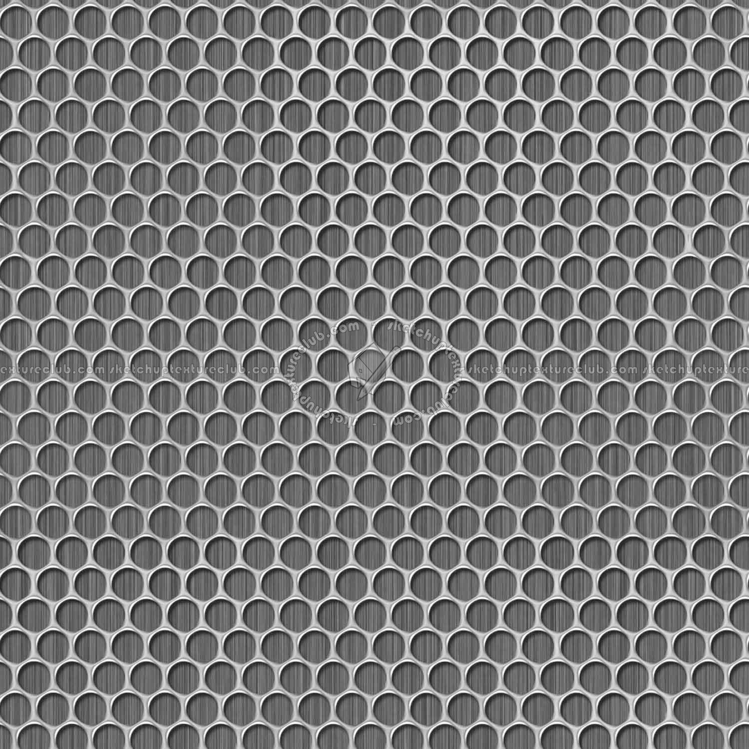 Textures   -   MATERIALS   -   METALS   -   Perforated  - Speaker grille metal texture seamless 10523 - Specular
