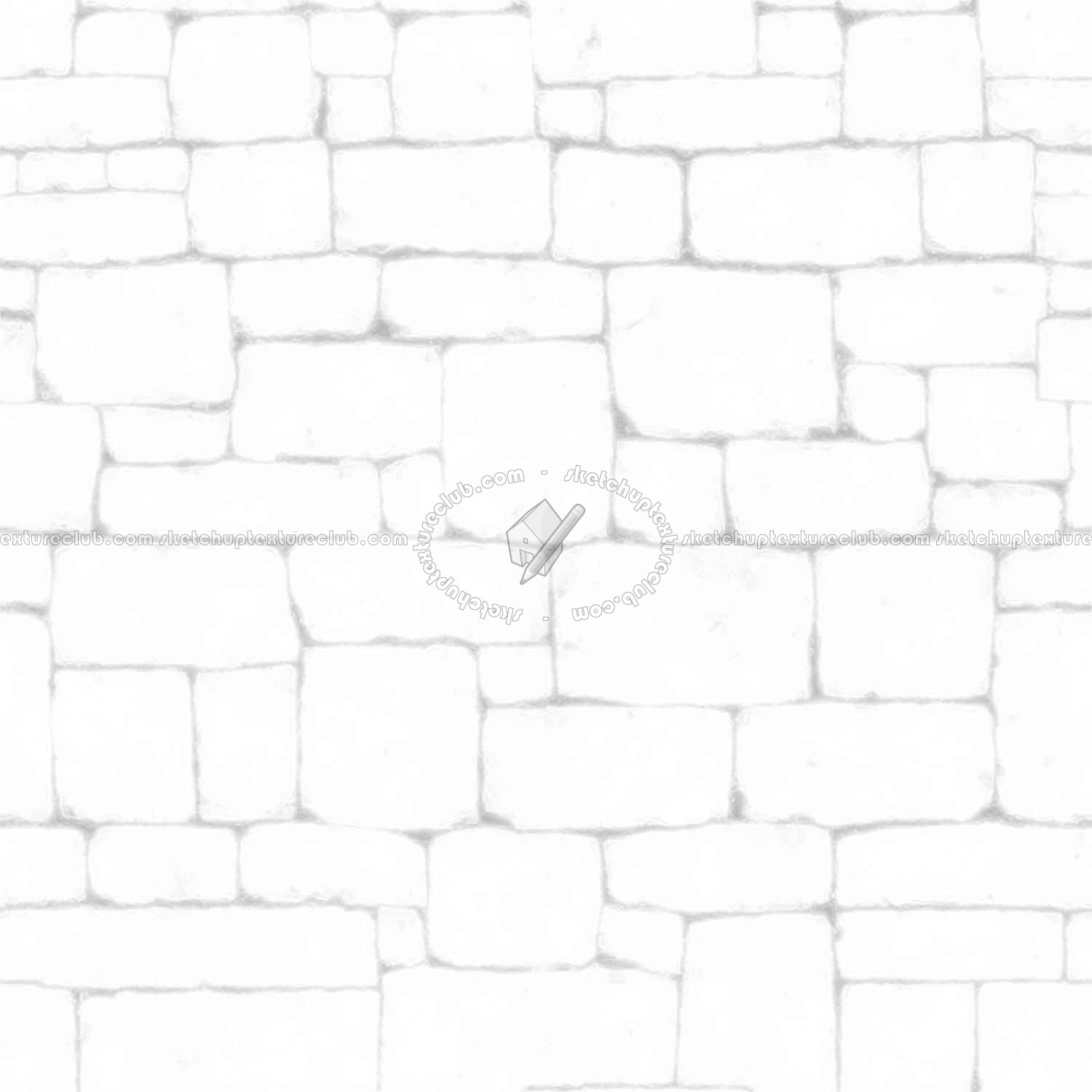Textures   -   ARCHITECTURE   -   STONES WALLS   -   Stone blocks  - Wall stone with regular blocks texture seamless 08344 - Ambient occlusion