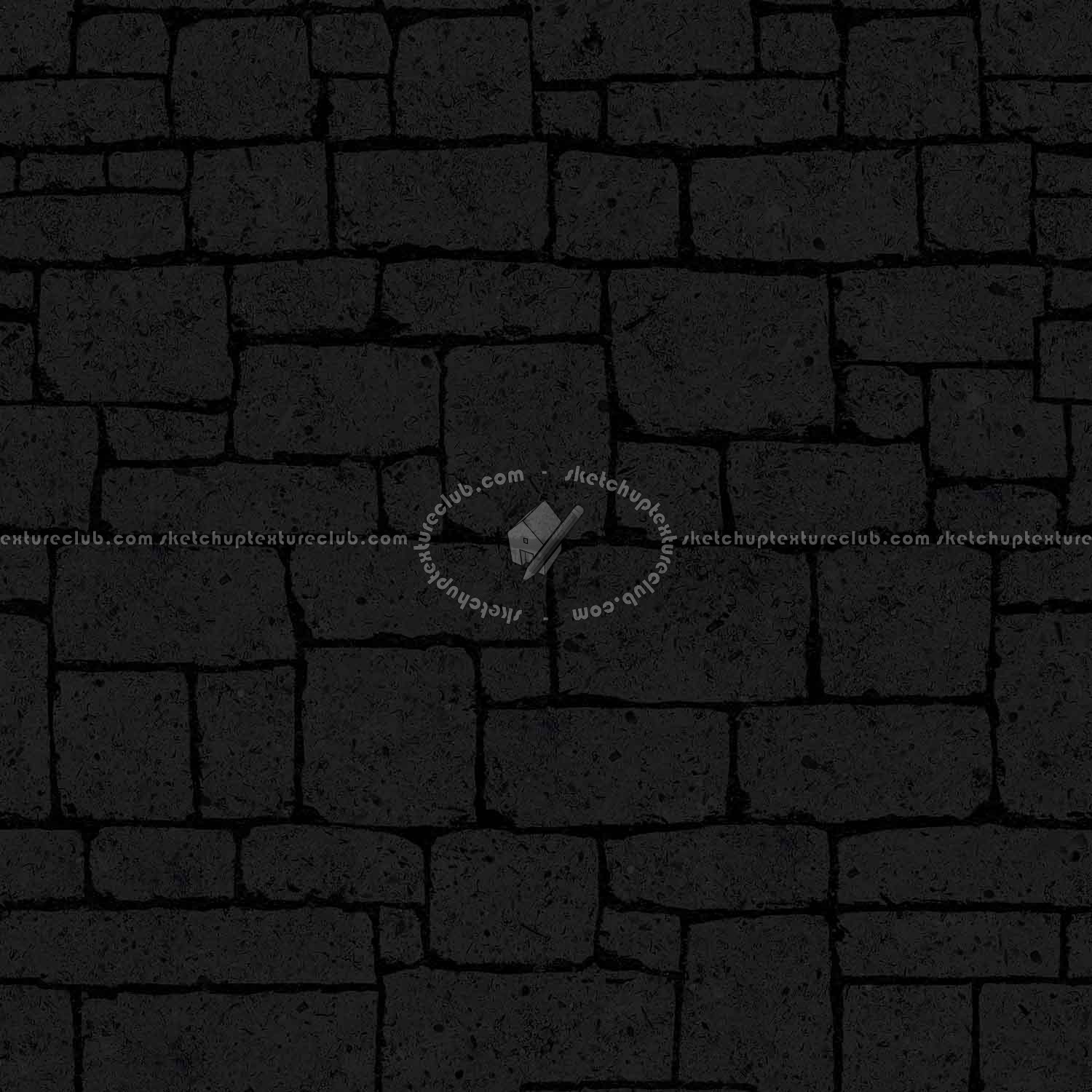 Textures   -   ARCHITECTURE   -   STONES WALLS   -   Stone blocks  - Wall stone with regular blocks texture seamless 08344 - Specular