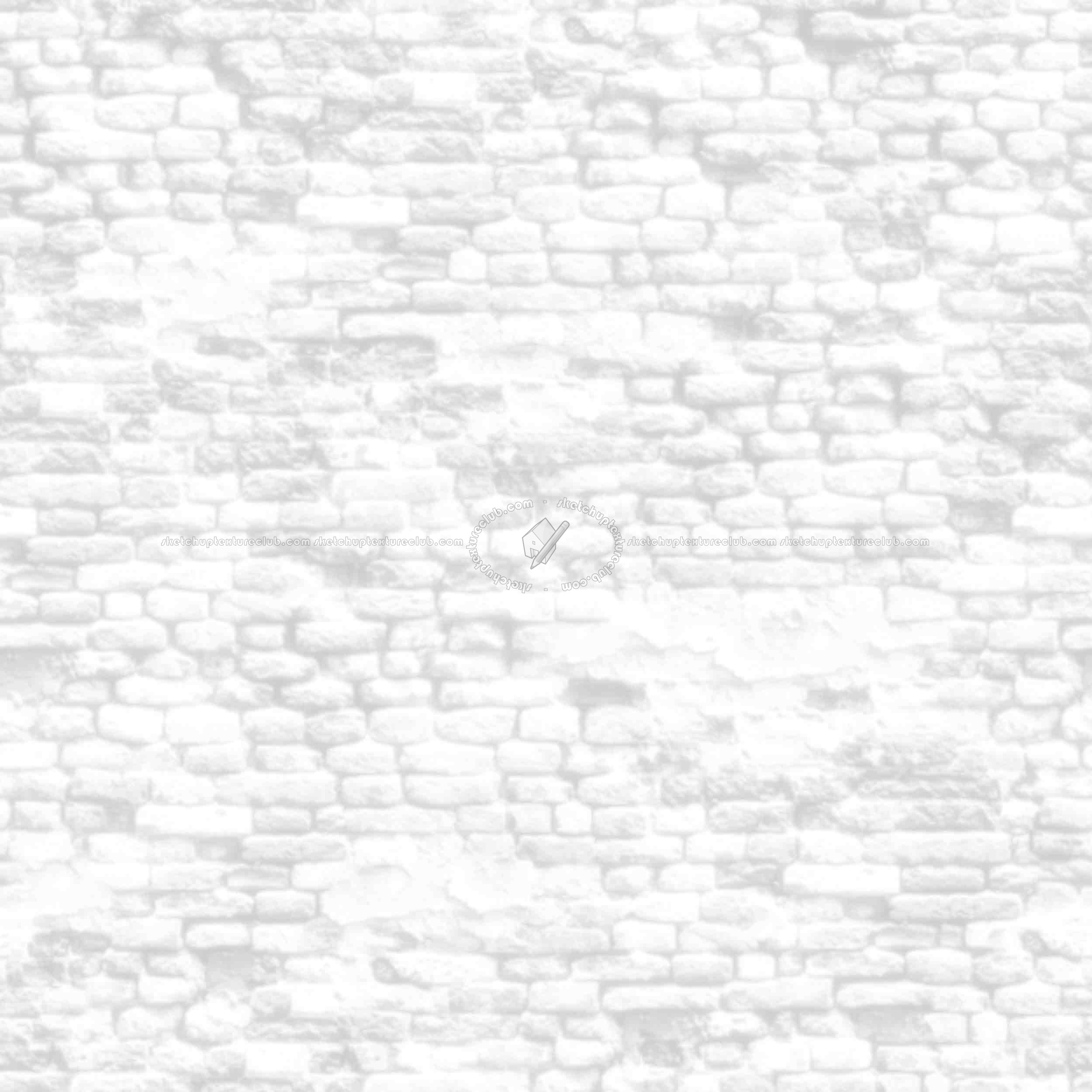 Textures   -   ARCHITECTURE   -   BRICKS   -   Damaged bricks  - Damaged wall bricks PBR texture seamless 21741 - Ambient occlusion