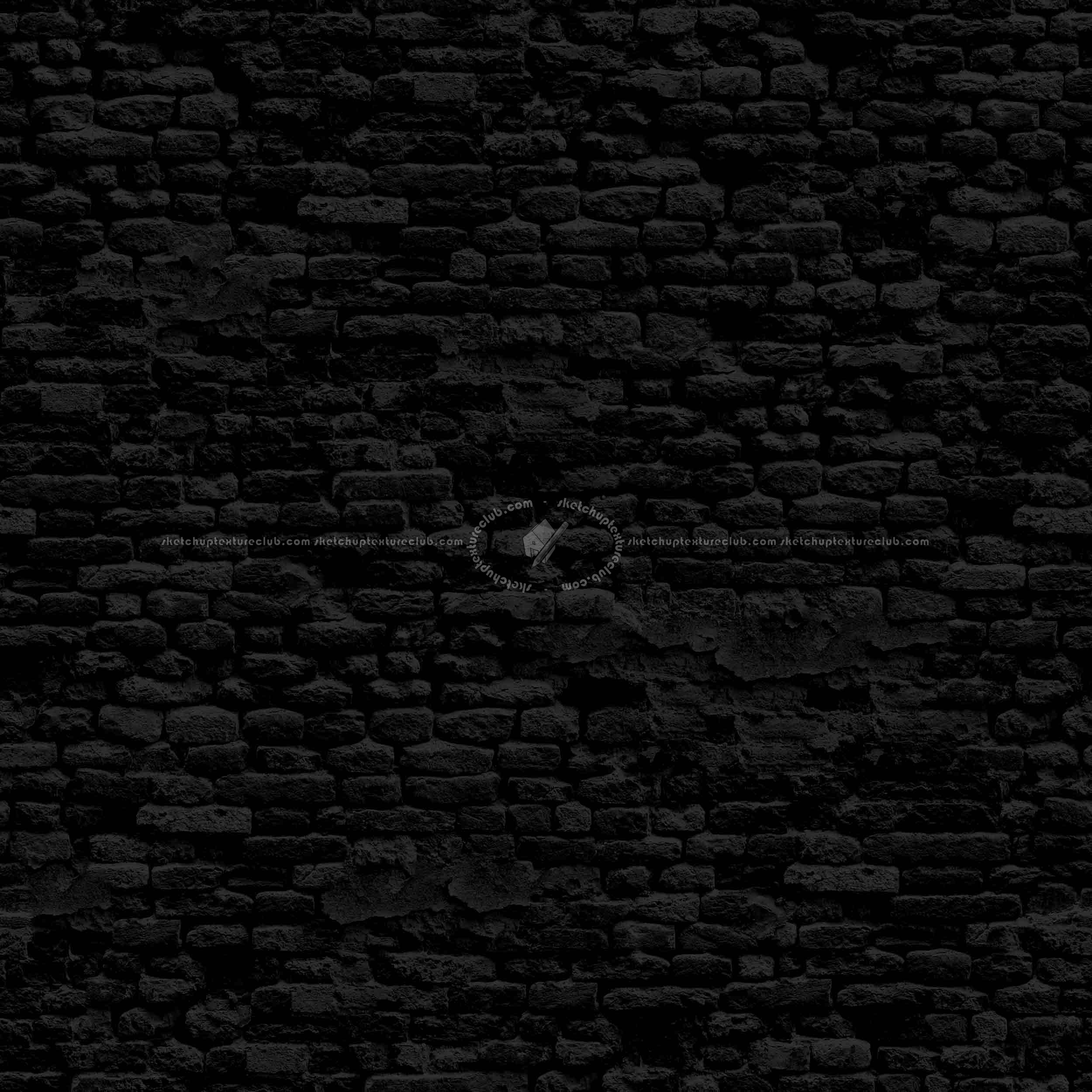 Textures   -   ARCHITECTURE   -   BRICKS   -   Damaged bricks  - Damaged wall bricks PBR texture seamless 21741 - Specular