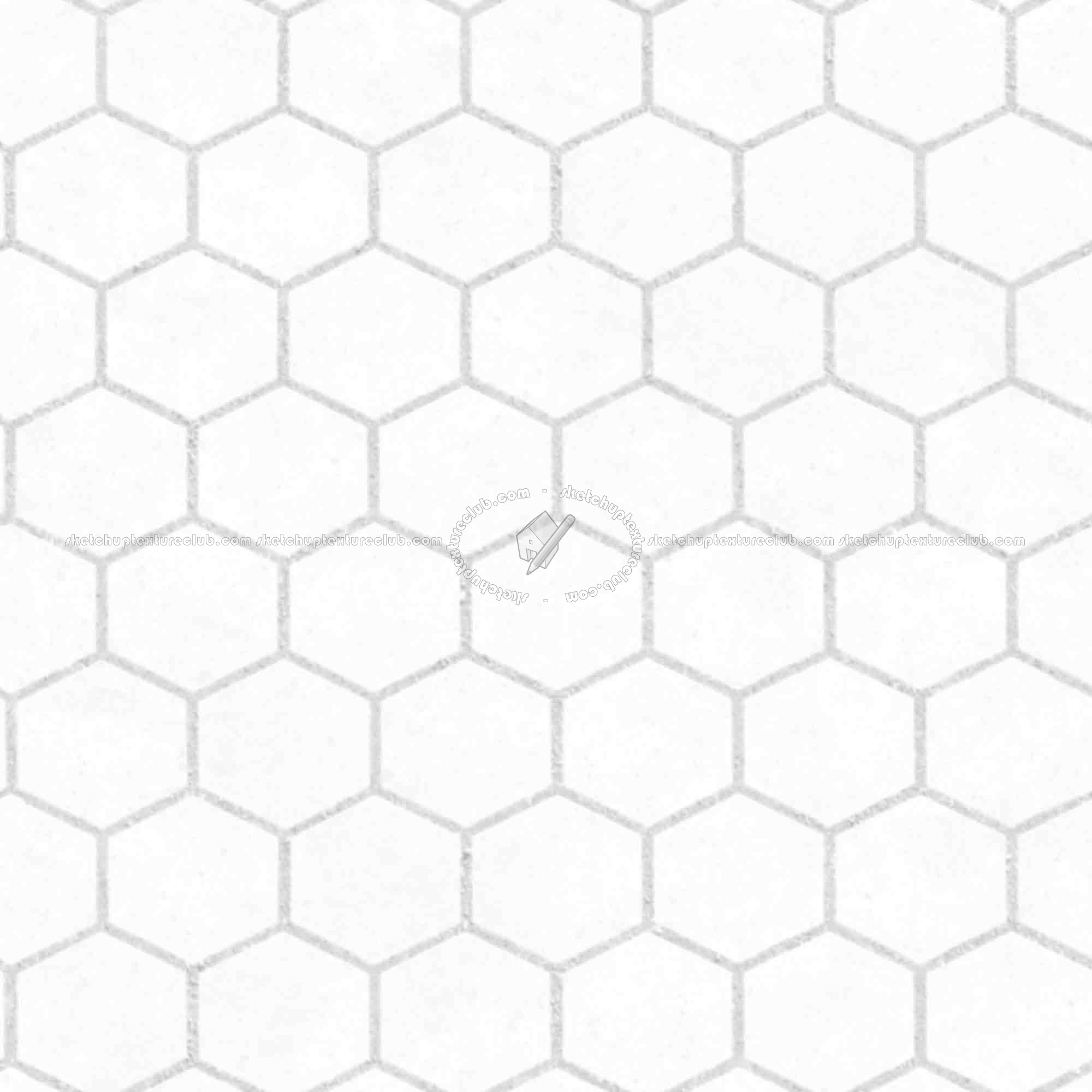 Textures   -   ARCHITECTURE   -   PAVING OUTDOOR   -   Hexagonal  - Dirty stone paving outdoor hexagonal texture seamless 06034 - Ambient occlusion