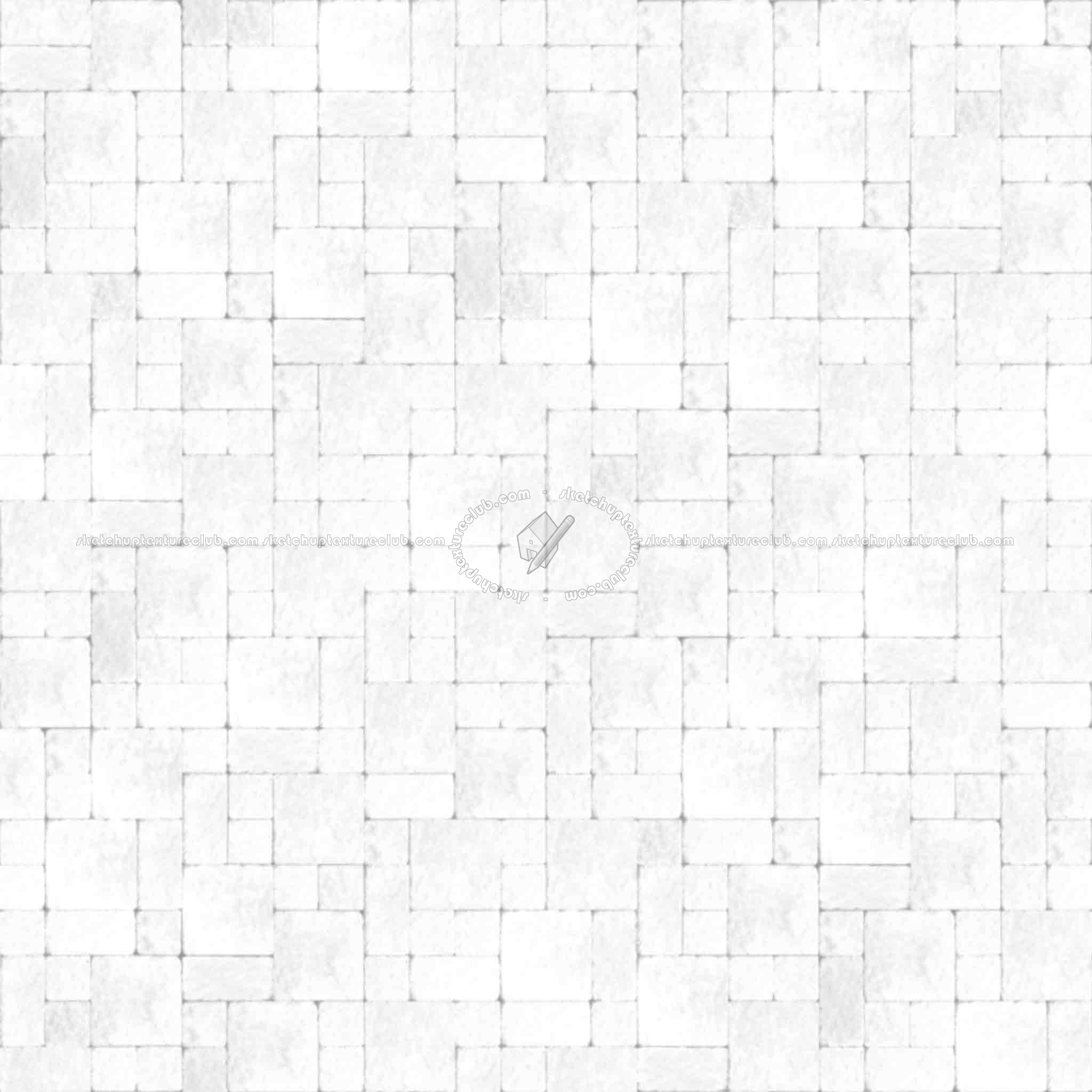Textures   -   ARCHITECTURE   -   PAVING OUTDOOR   -   Pavers stone   -   Blocks mixed  - Pavers stone mixed size texture seamless 06139 - Ambient occlusion