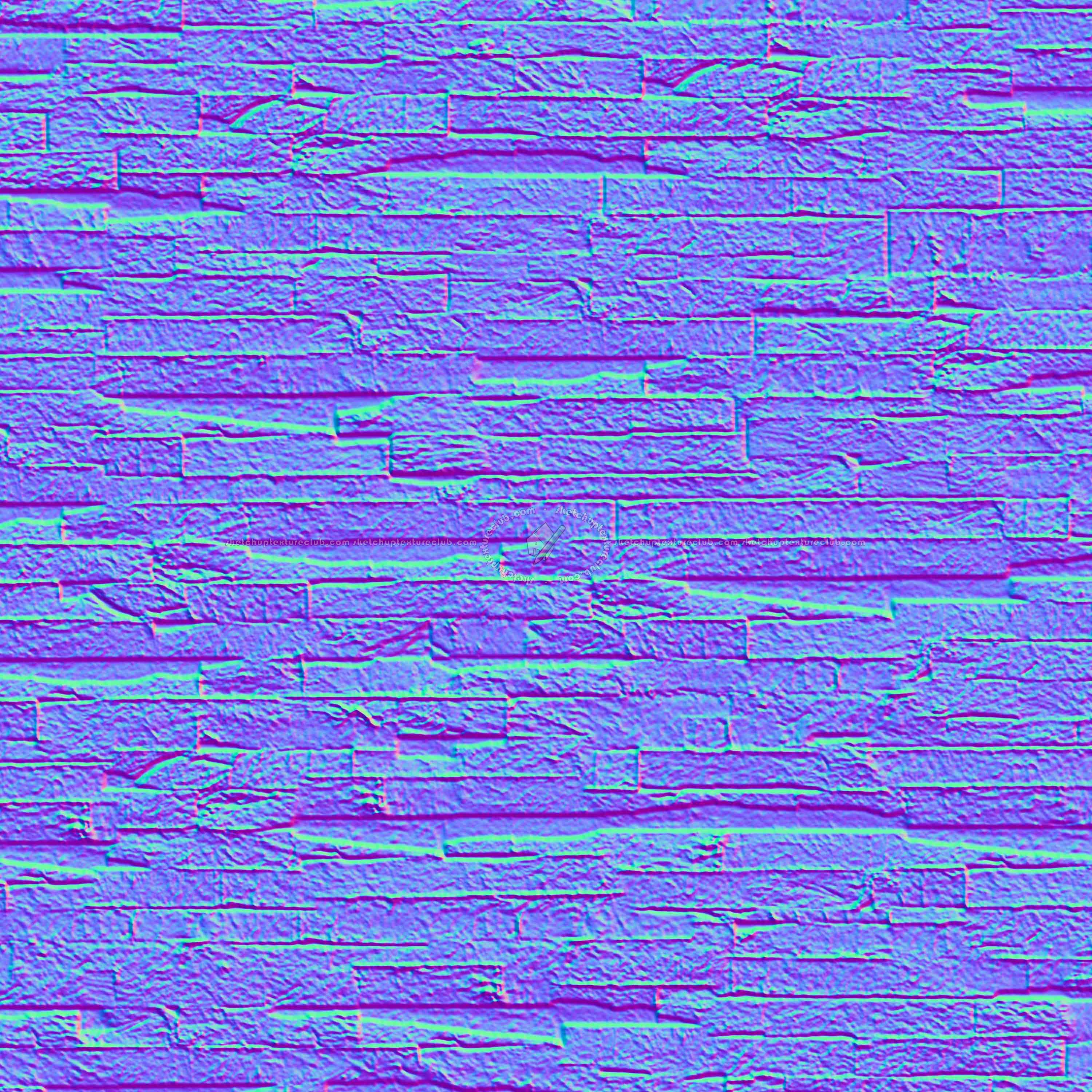 Textures   -   ARCHITECTURE   -   STONES WALLS   -   Claddings stone   -   Interior  - Stone cladding internal walls texture seamless 08080 - Normal