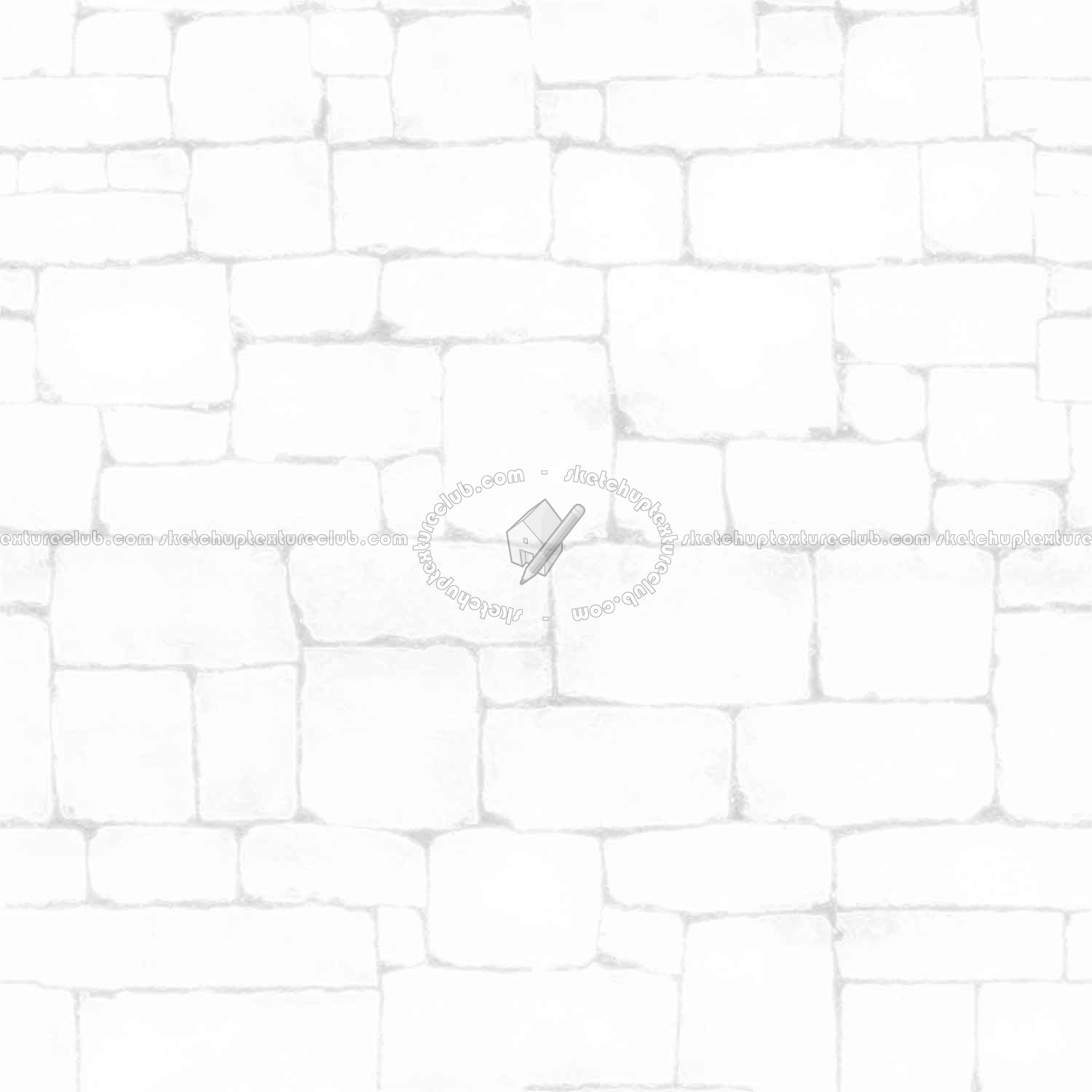 Textures   -   ARCHITECTURE   -   STONES WALLS   -   Stone blocks  - Wall stone with regular blocks texture seamless 08345 - Ambient occlusion