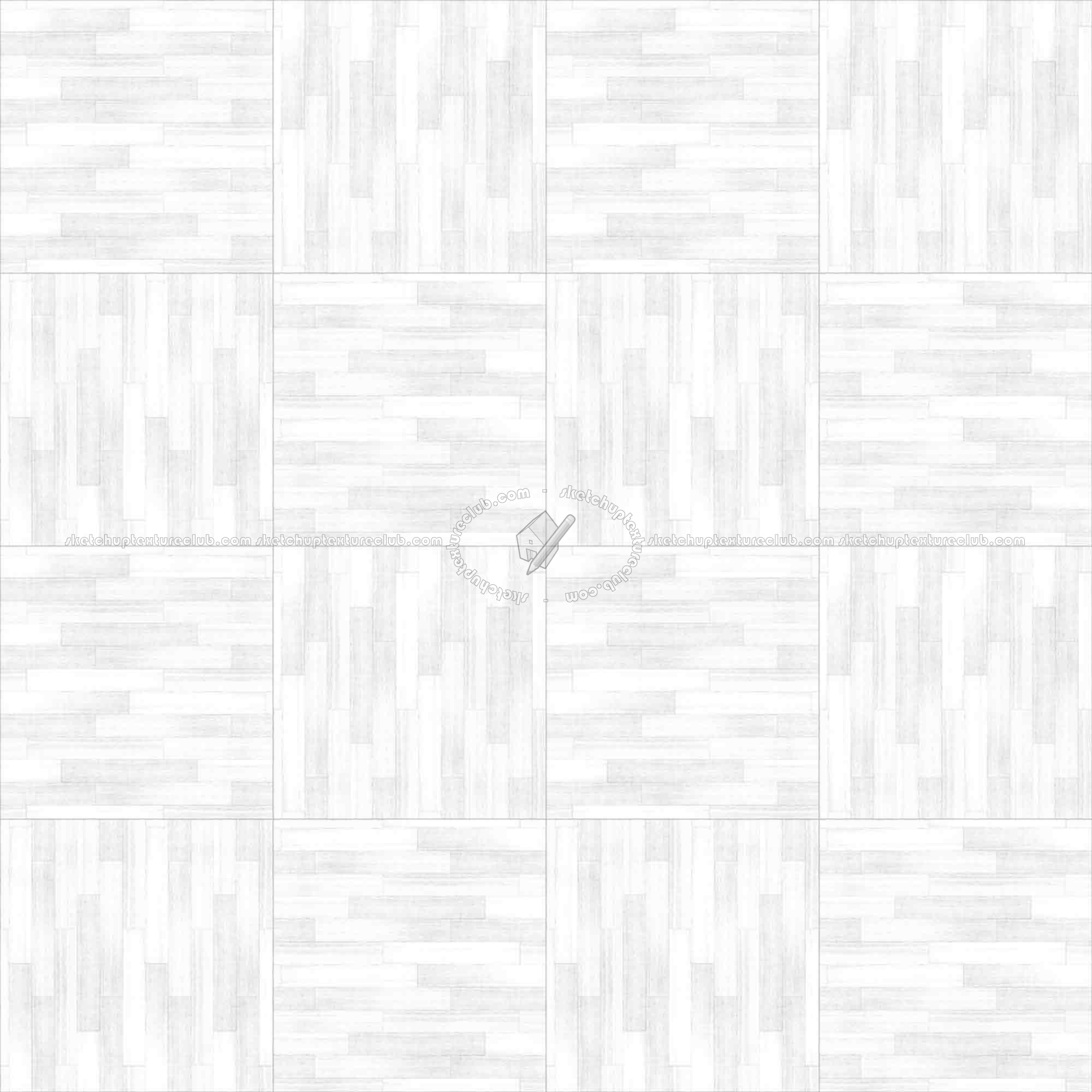 Textures   -   ARCHITECTURE   -   WOOD FLOORS   -   Parquet square  - Wood flooring square texture seamless 05438 - Ambient occlusion