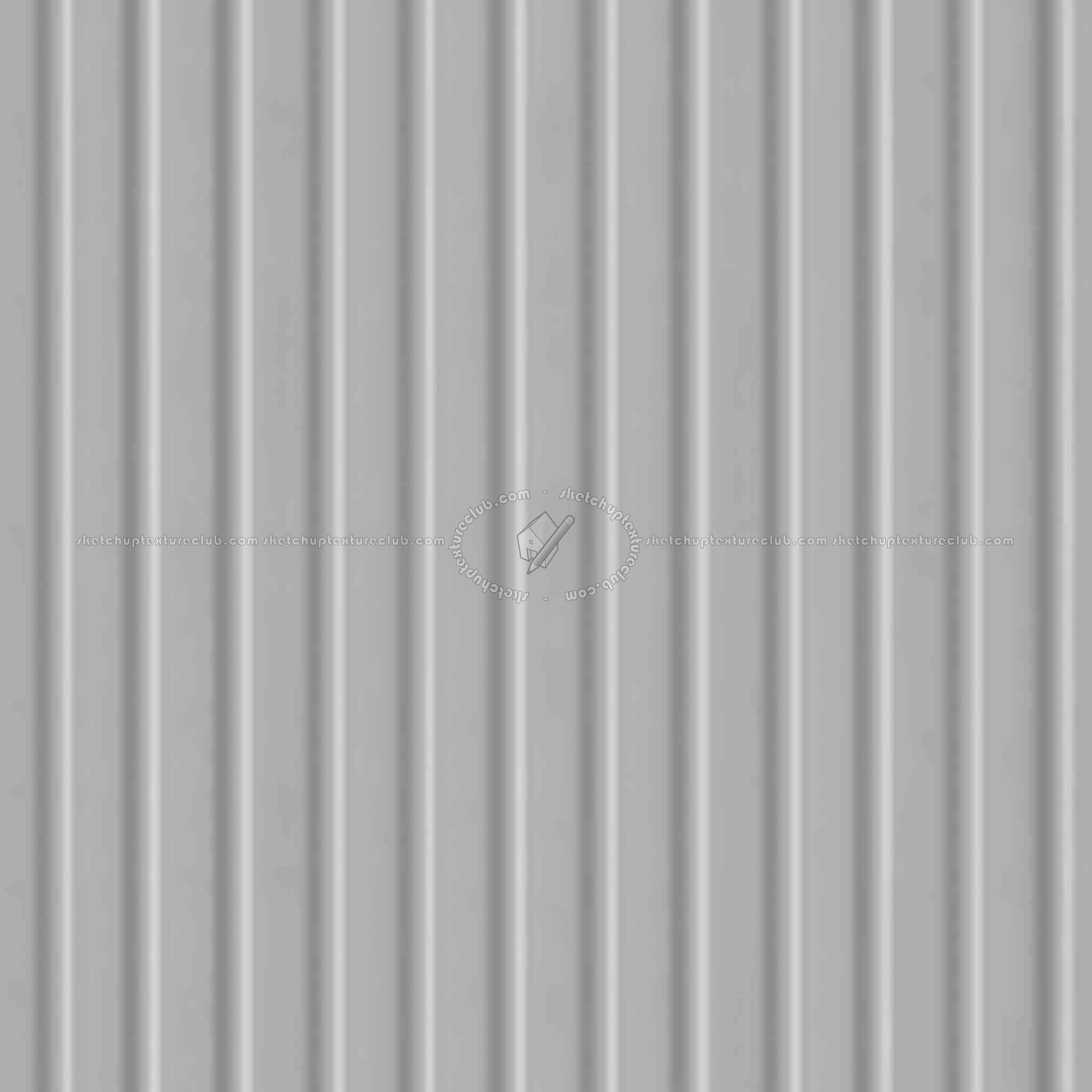 Corrugated steel texture seamless 09971