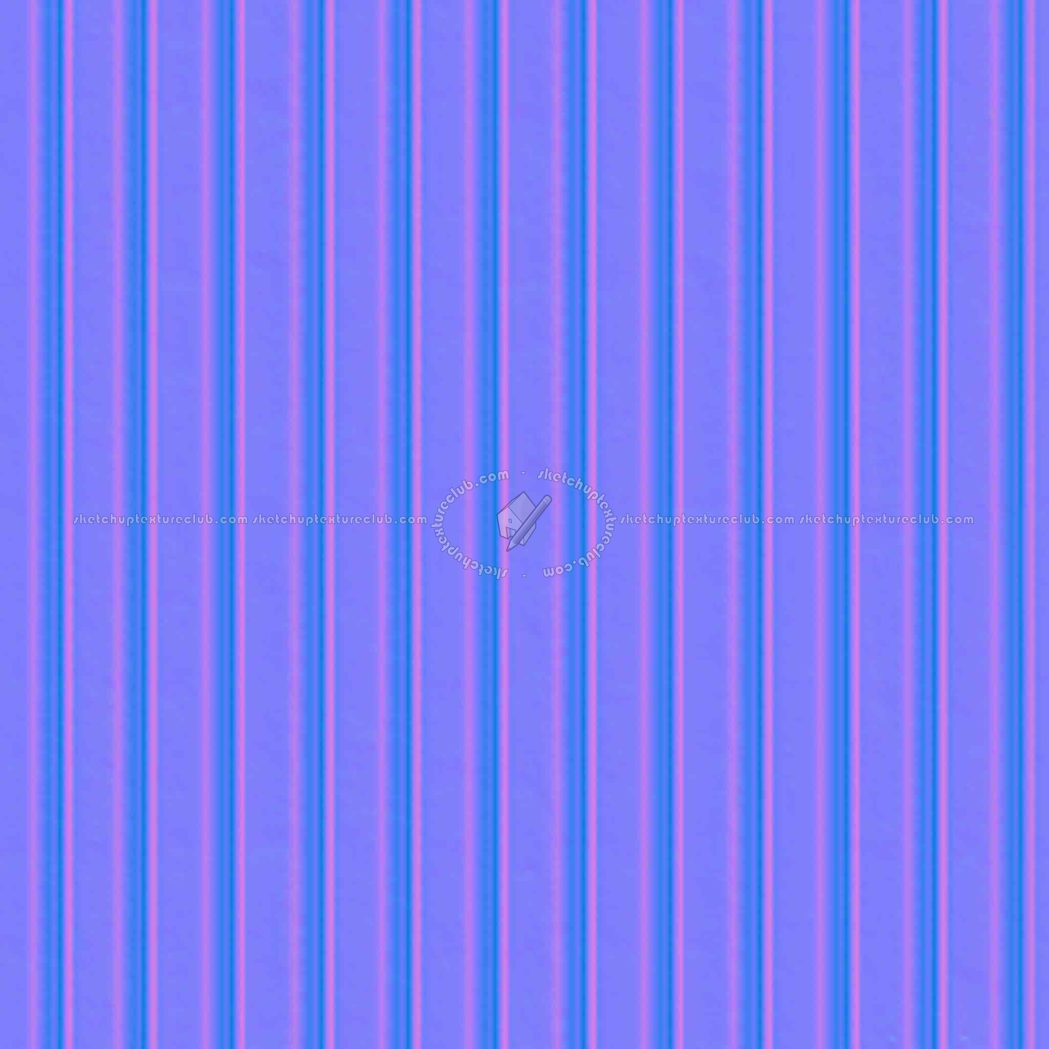 Textures   -   MATERIALS   -   METALS   -   Corrugated  - Corrugated steel texture seamless 09971 - Normal