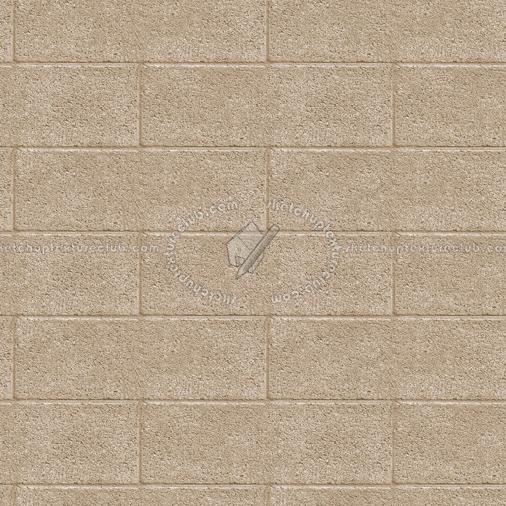 Textures   -   ARCHITECTURE   -   CONCRETE   -   Plates   -   Clean  - Clean cinder block texture seamless 01676 (seamless)