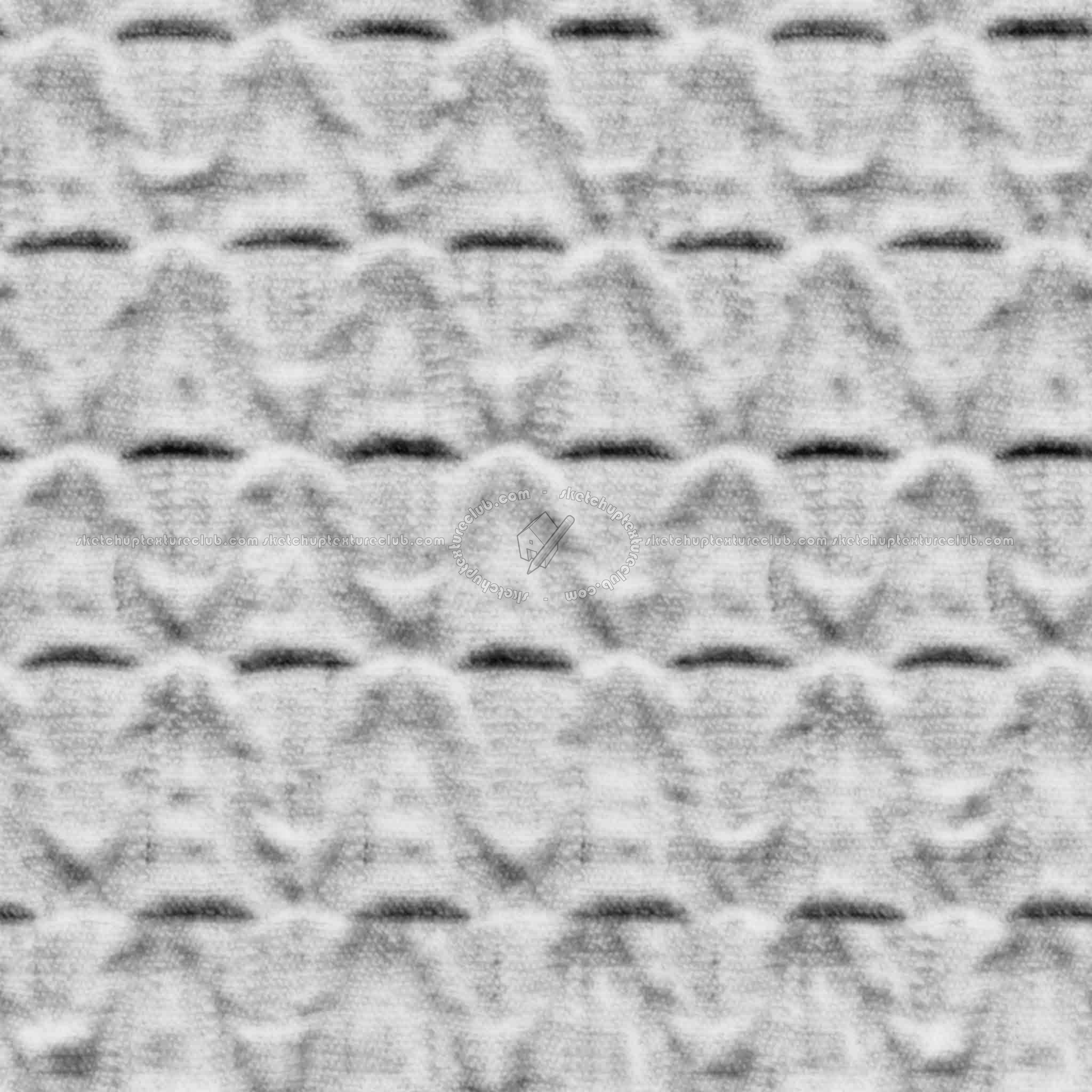 Textures   -   MATERIALS   -   FABRICS   -   Jersey  - wool knitted PBR texture seamless 21793 - Displacement