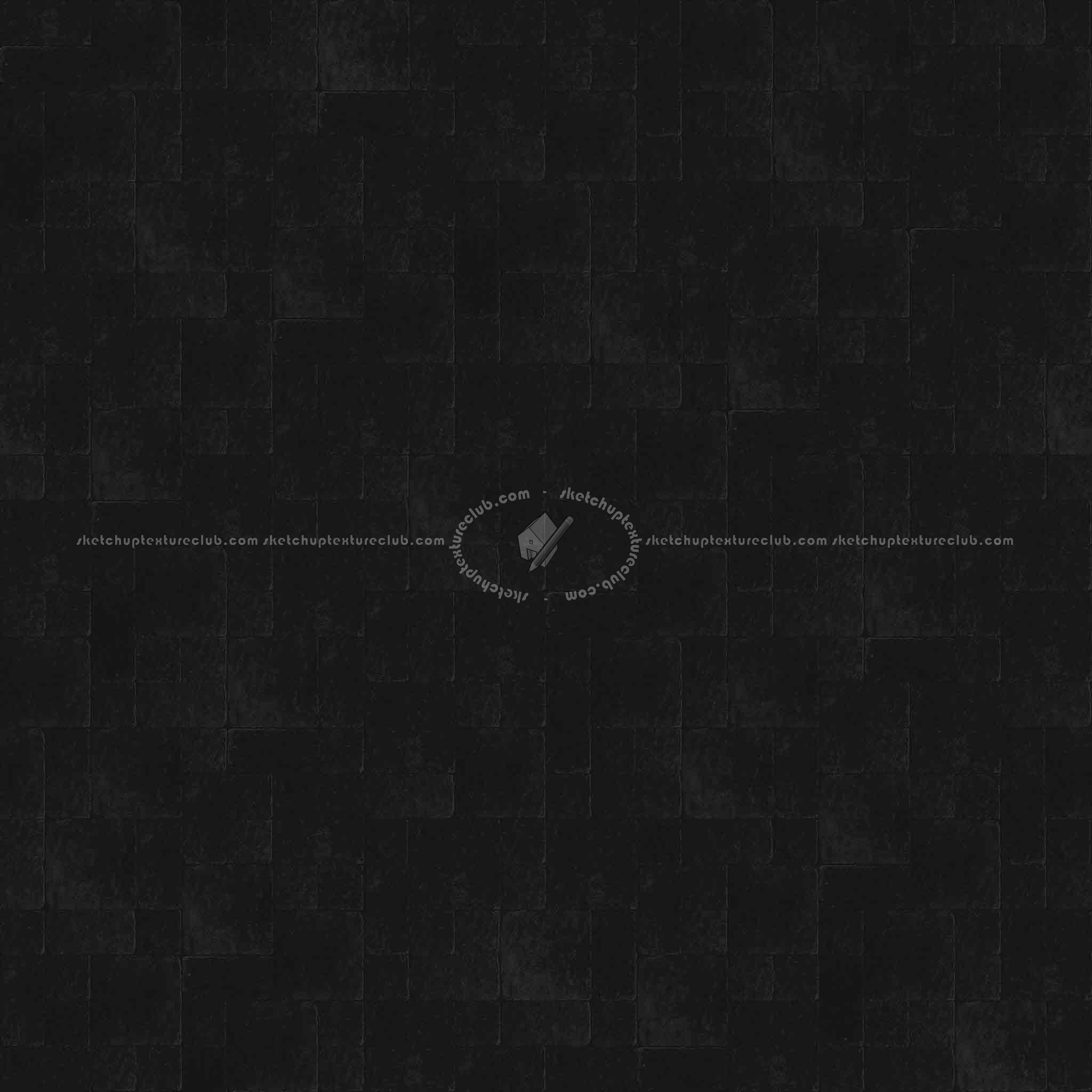 Textures   -   ARCHITECTURE   -   PAVING OUTDOOR   -   Pavers stone   -   Blocks mixed  - Pavers stone mixed size texture seamless 06141 - Specular