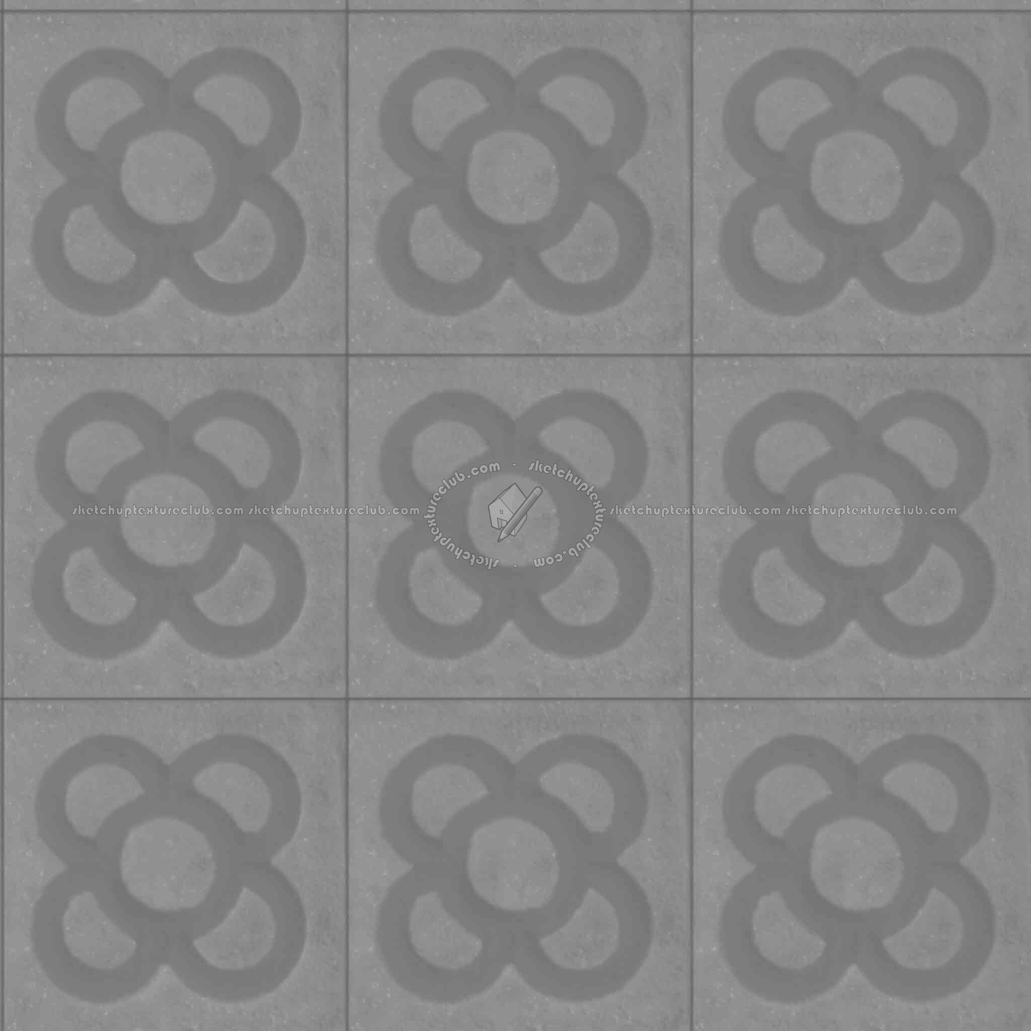 Textures   -   ARCHITECTURE   -   PAVING OUTDOOR   -   Concrete   -   Blocks mixed  - Paving concrete mixed size texture seamless 05615 - Displacement